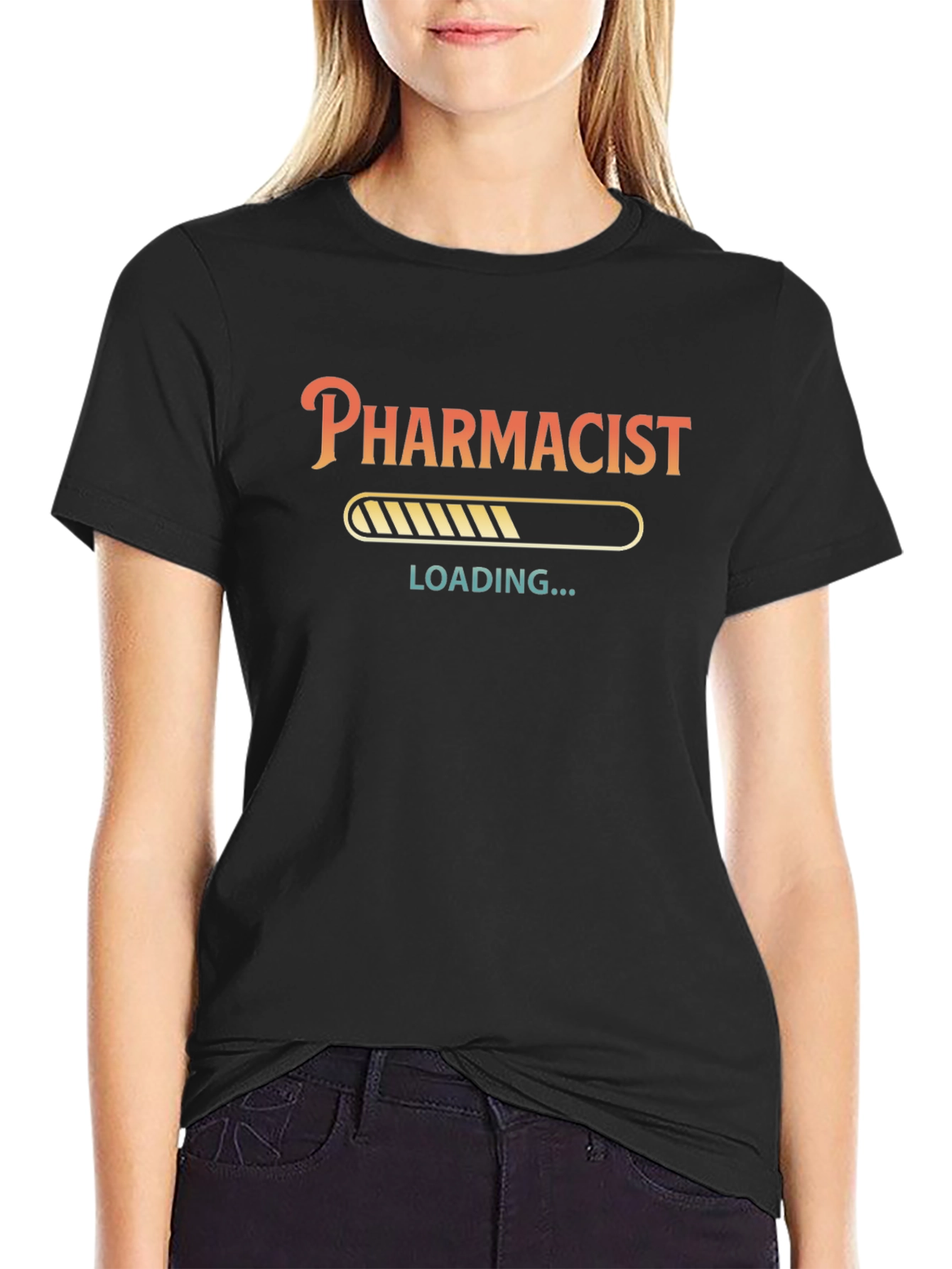 Pharmacist Loading Funny Graphic T-Shirt