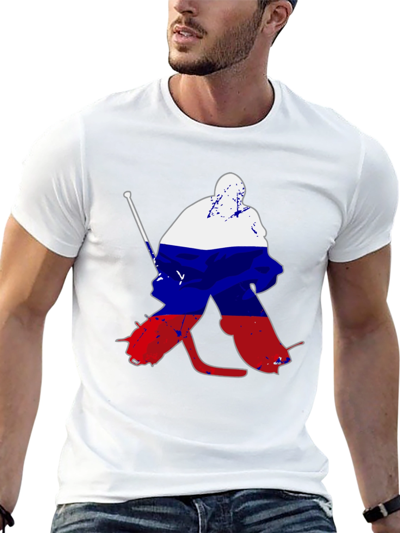Russian Hockey Goalie T-Shirt