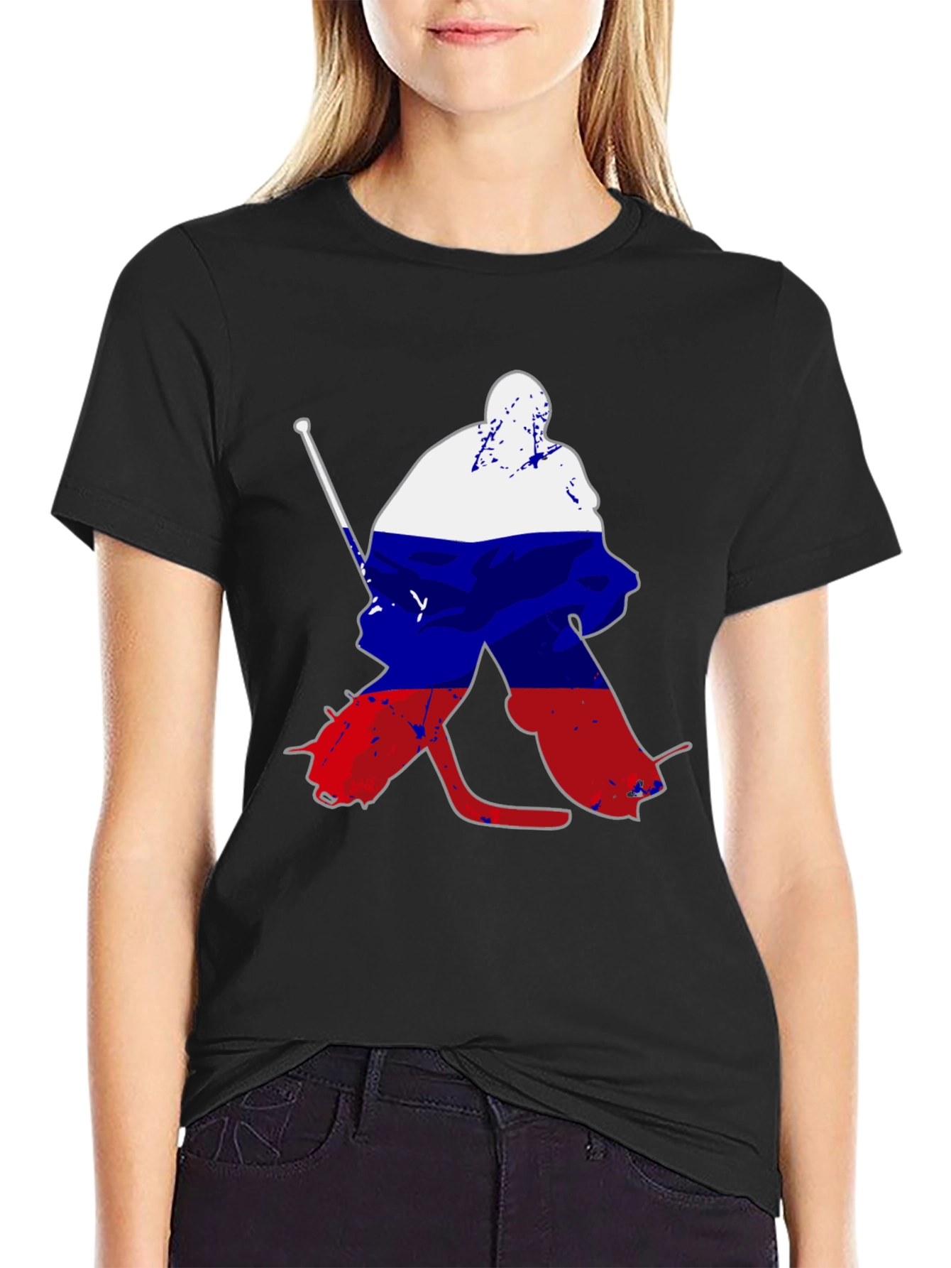 Russian Hockey Goalie T-Shirt