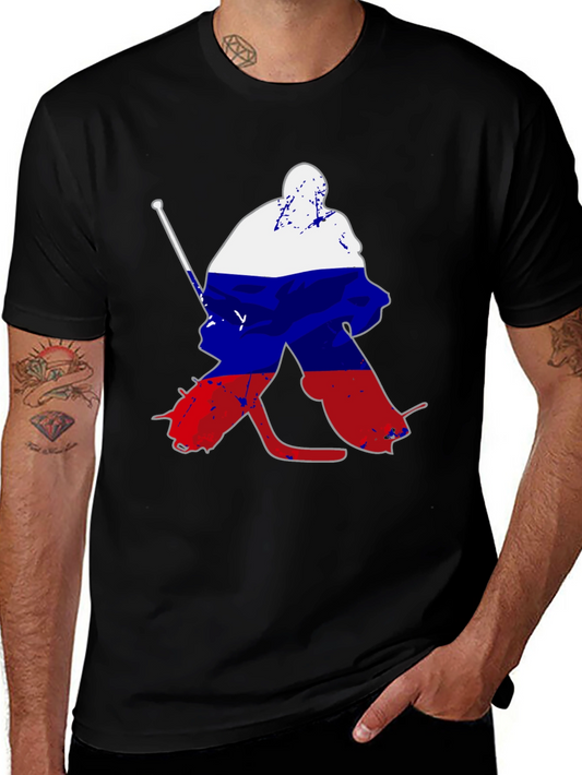 Russian Hockey Goalie T-Shirt