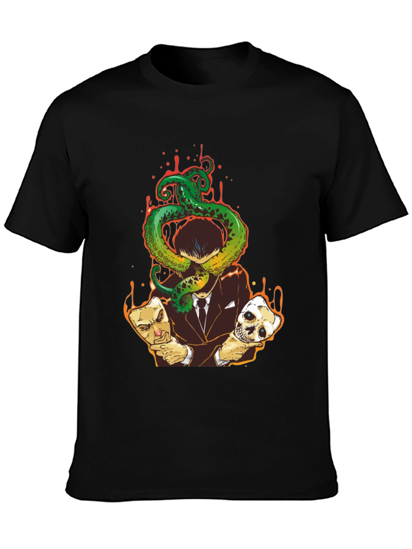 Octopus Masked Man Graphic Tee