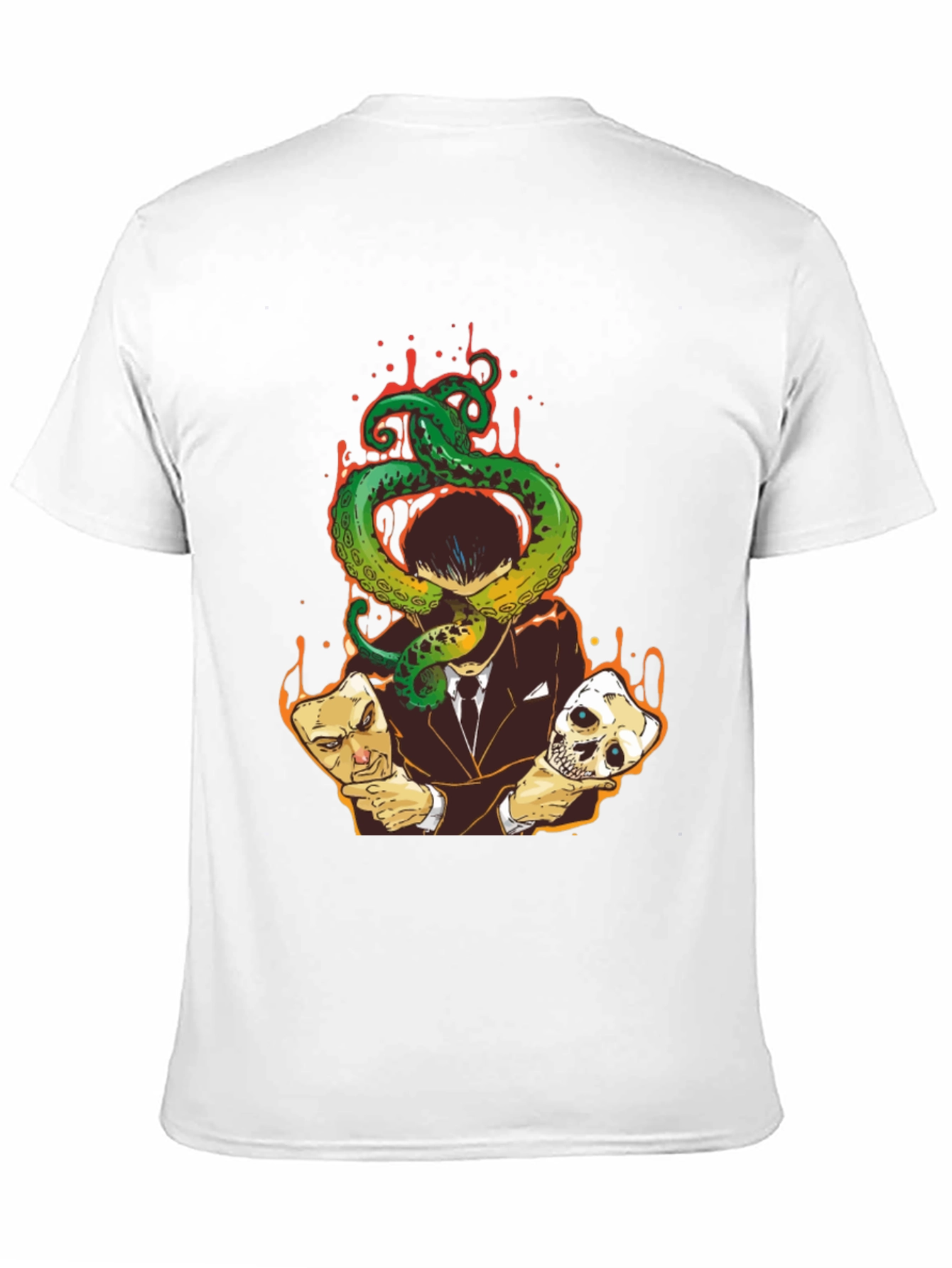 Octopus Masked Man Graphic Tee