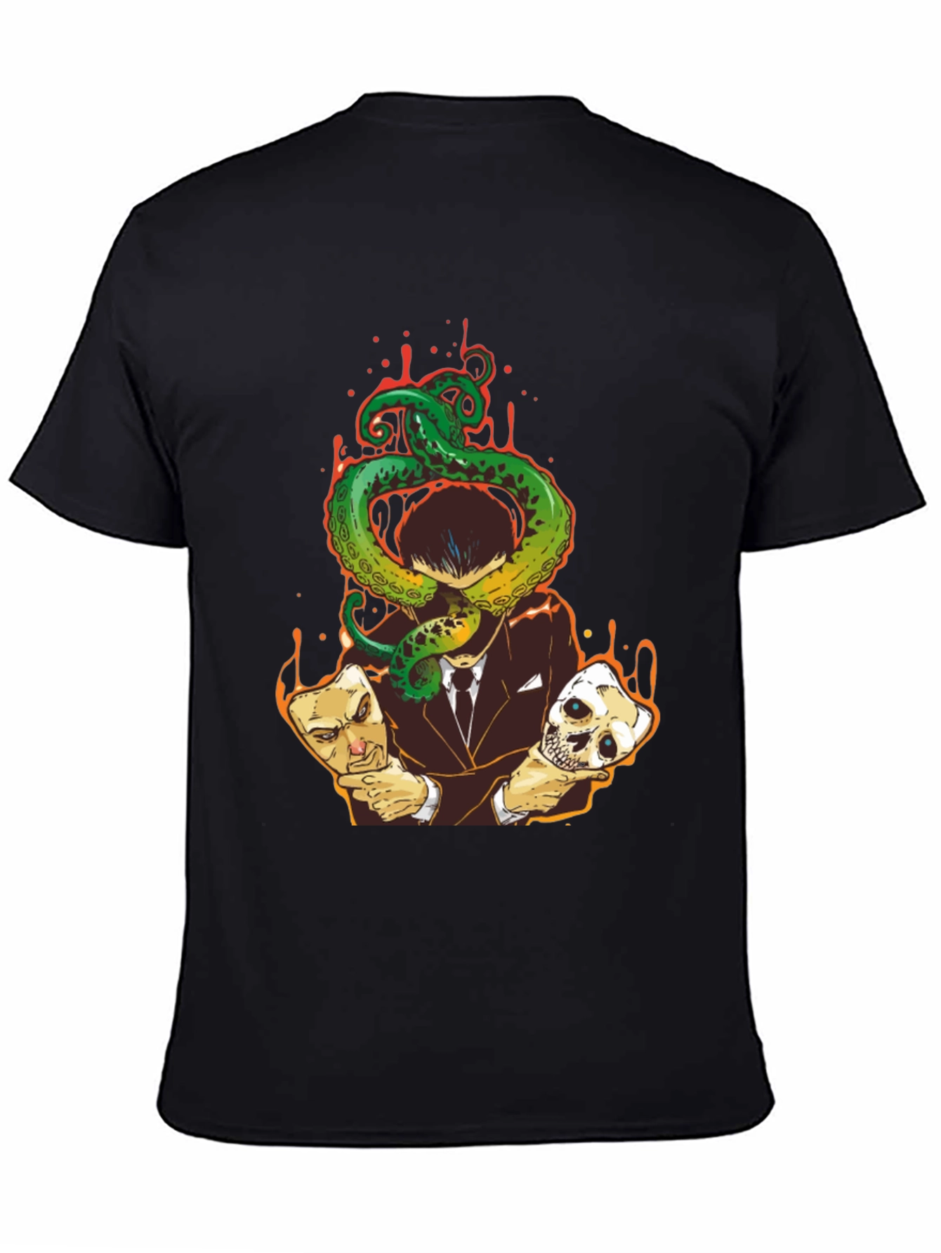 Octopus Masked Man Graphic Tee