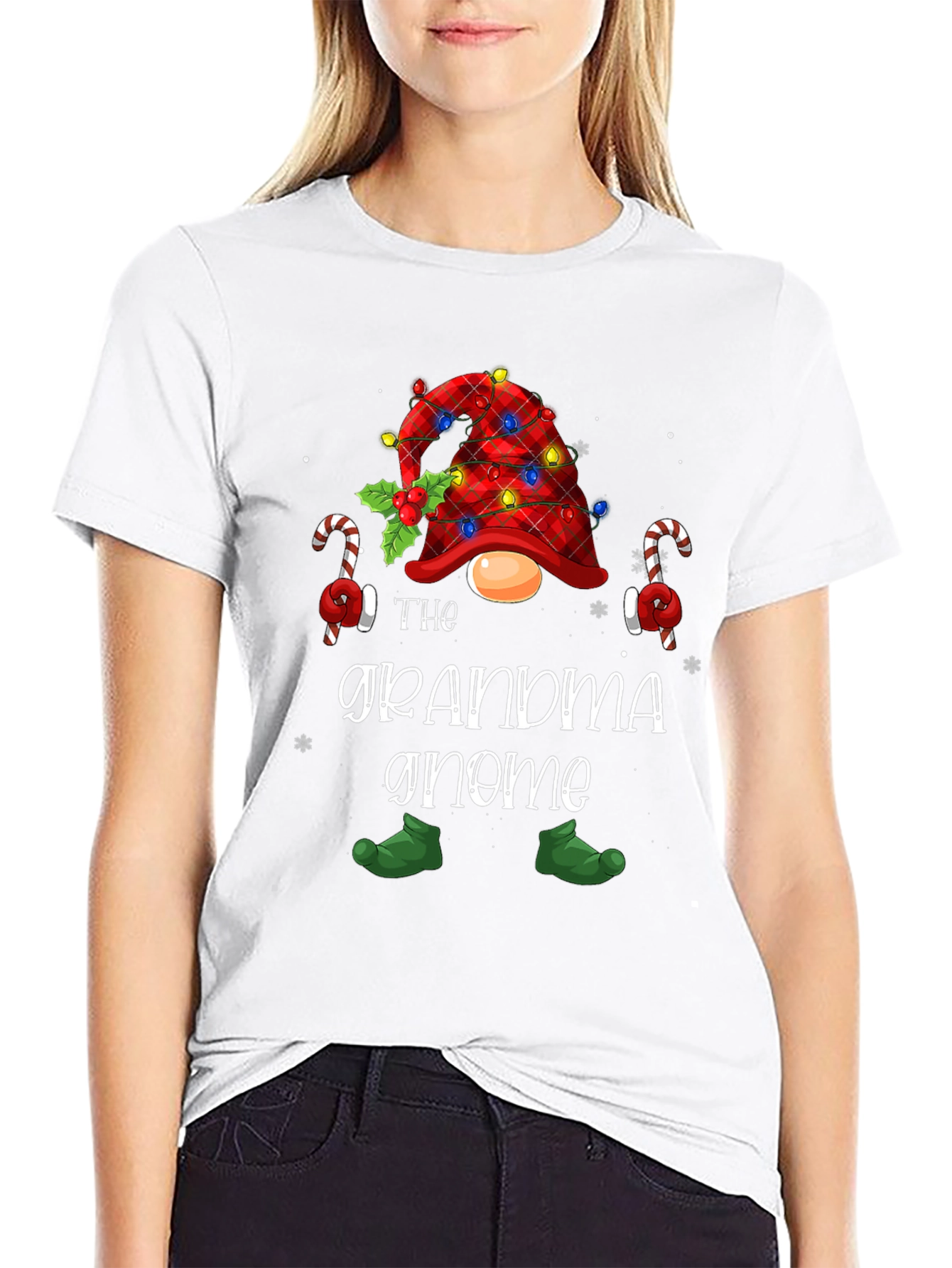 Grandma Gnome Christmas T-Shirt