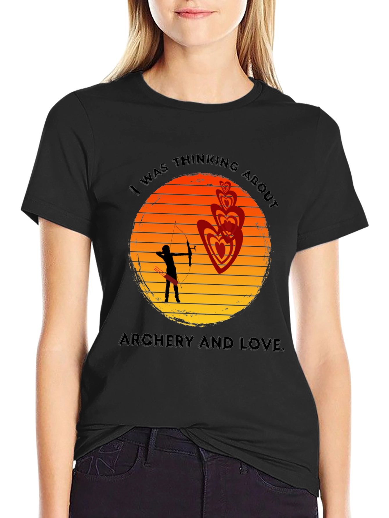 Archery & Love T-Shirt - Unique Graphic Tee