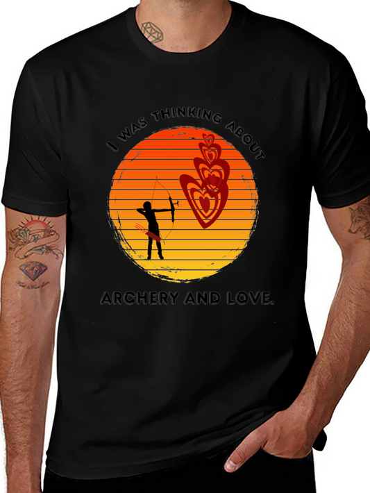 Archery & Love T-Shirt - Unique Graphic Tee
