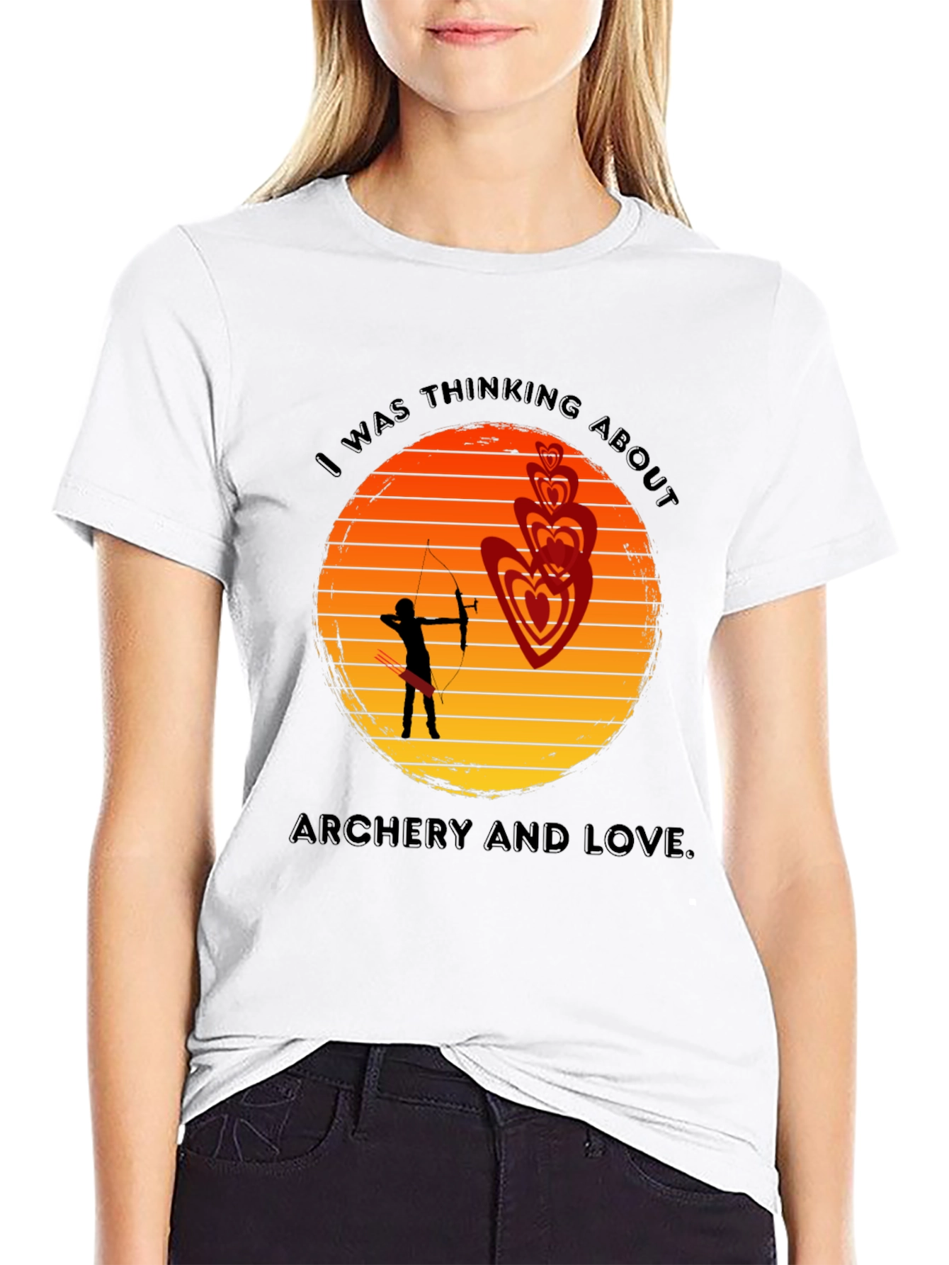 Archery & Love T-Shirt - Unique Graphic Tee