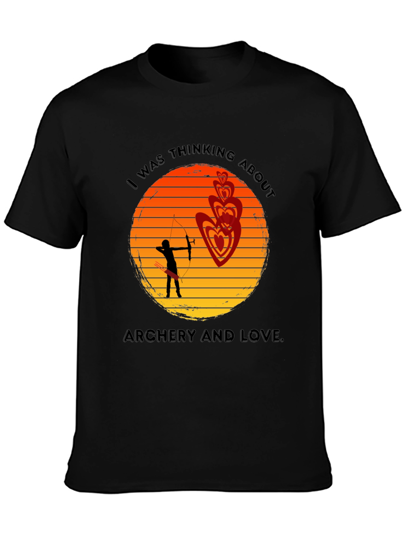 Archery & Love T-Shirt - Unique Graphic Tee