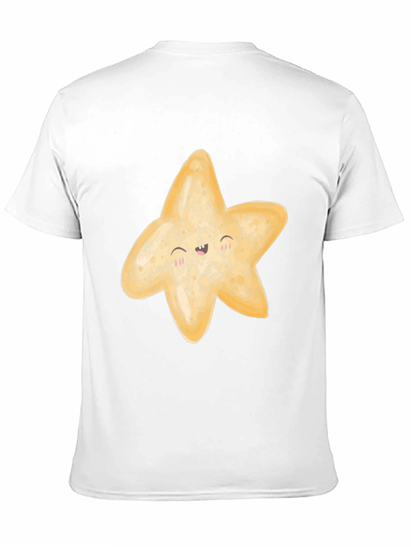 Cute Starfish Graphic Black T-Shirt