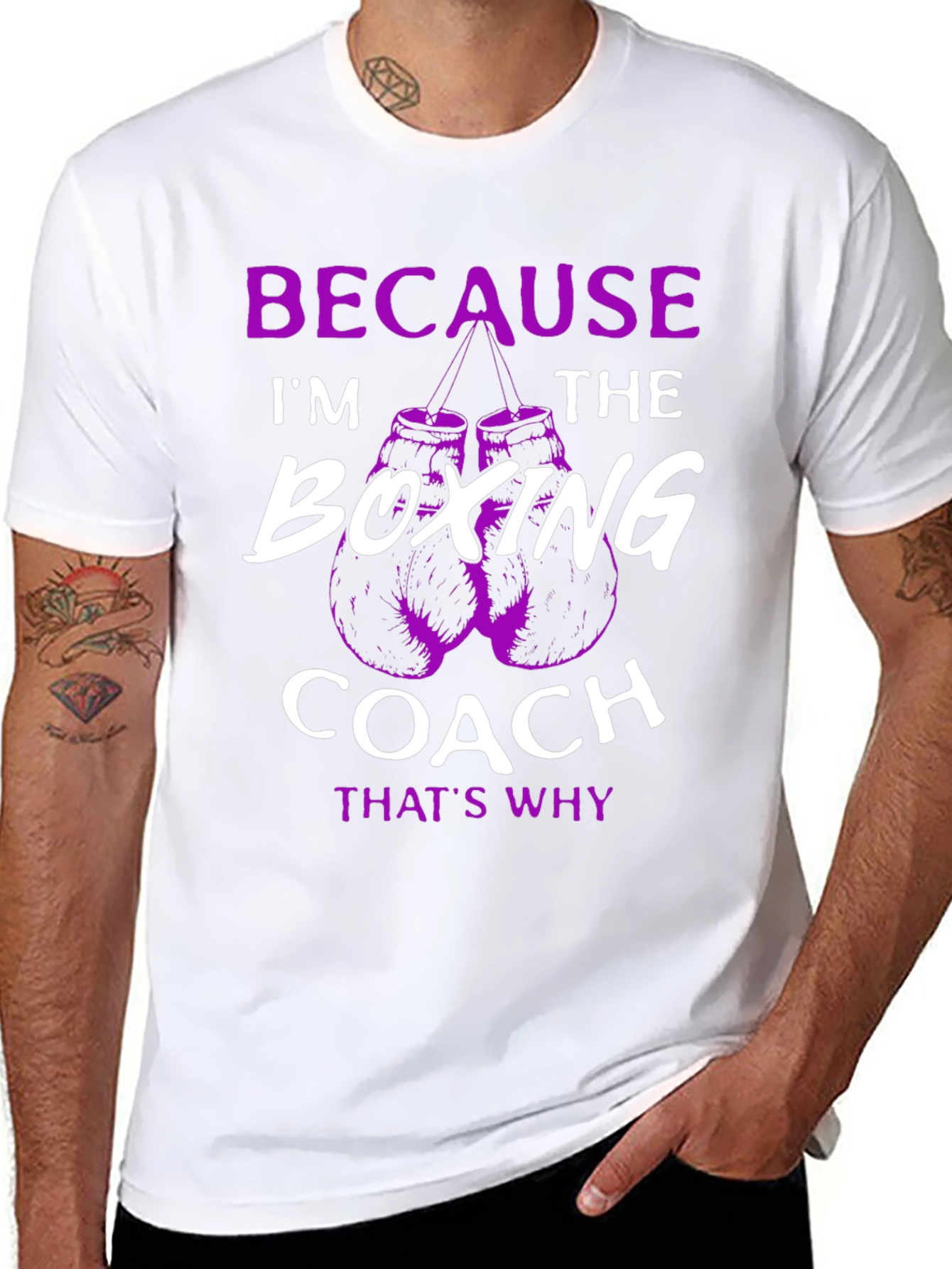 Boxing Coach T-Shirt: Because Im The Boxing Coach