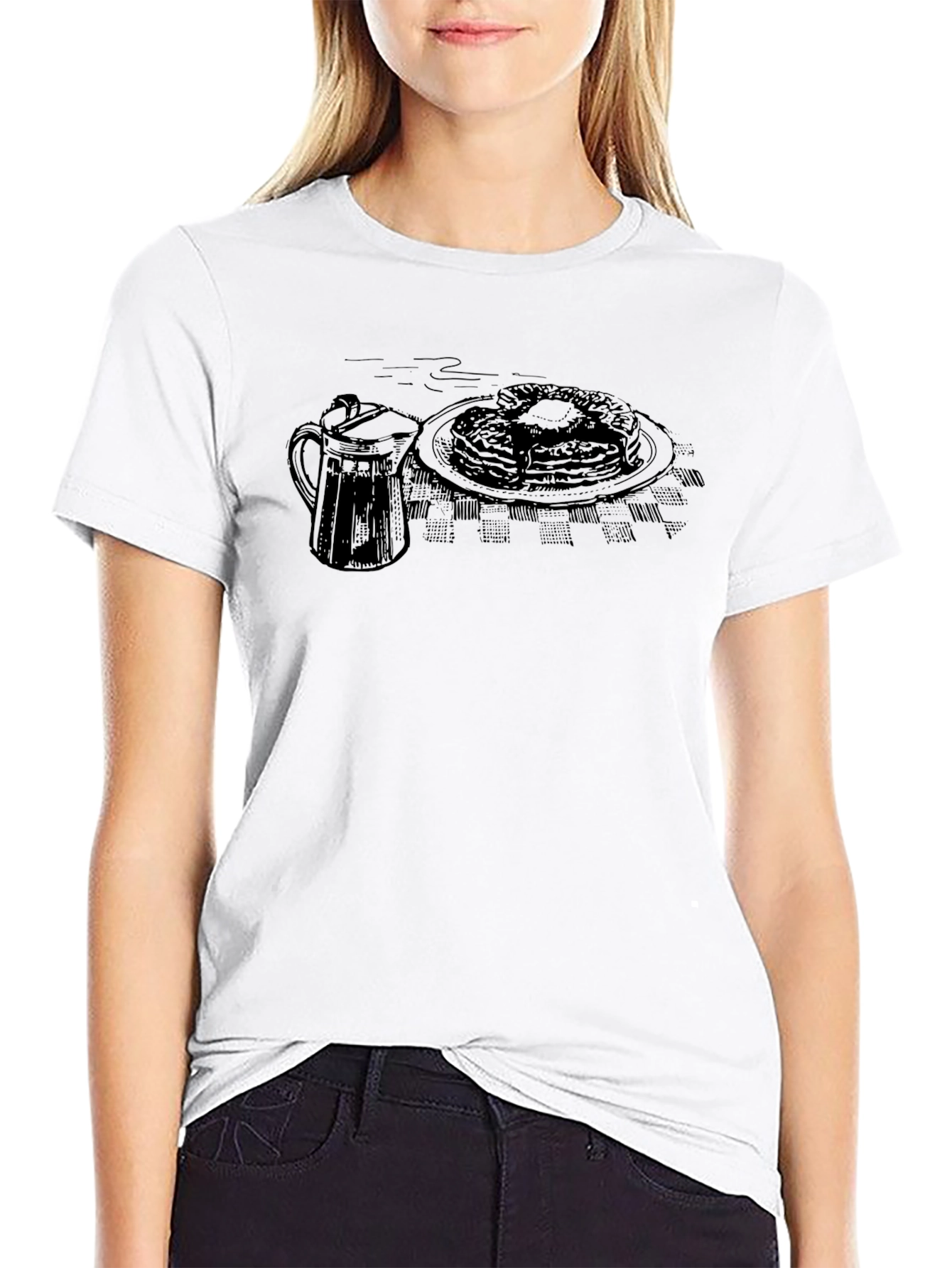 Pancake Breakfast Graphic T-Shirt
