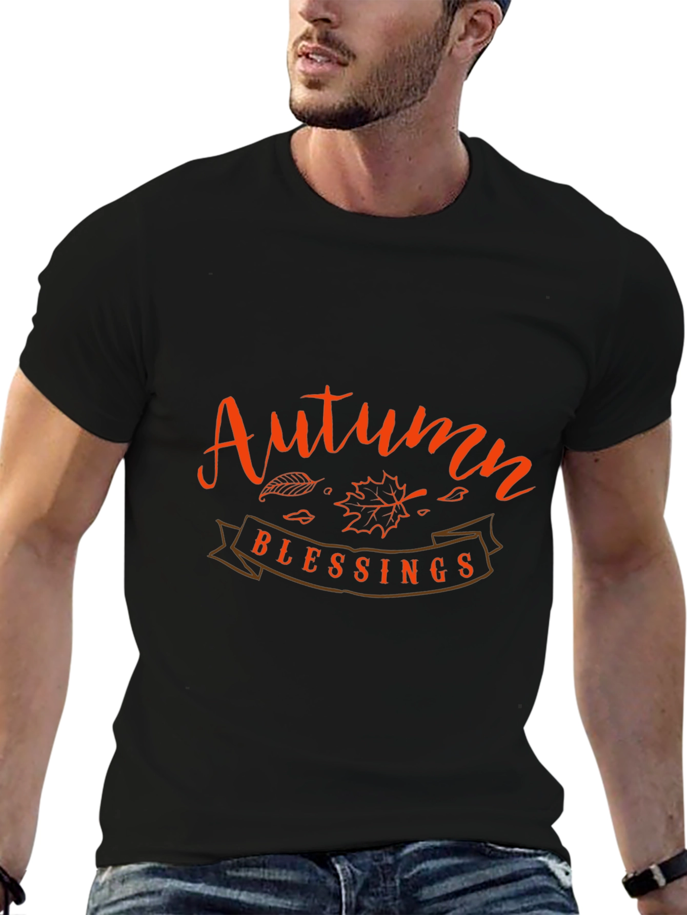 Autumn Blessings Graphic Tee - Stylish Fall T-Shirt