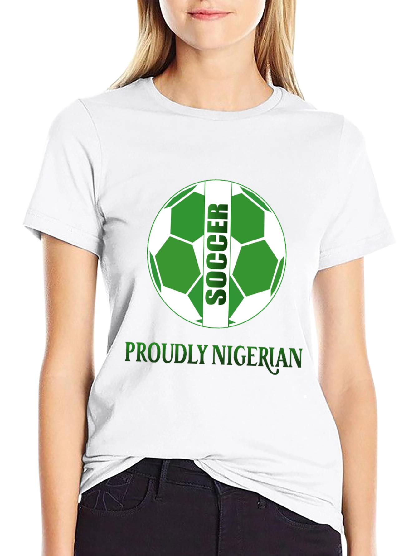 Proudly Nigerian Soccer T-Shirt
