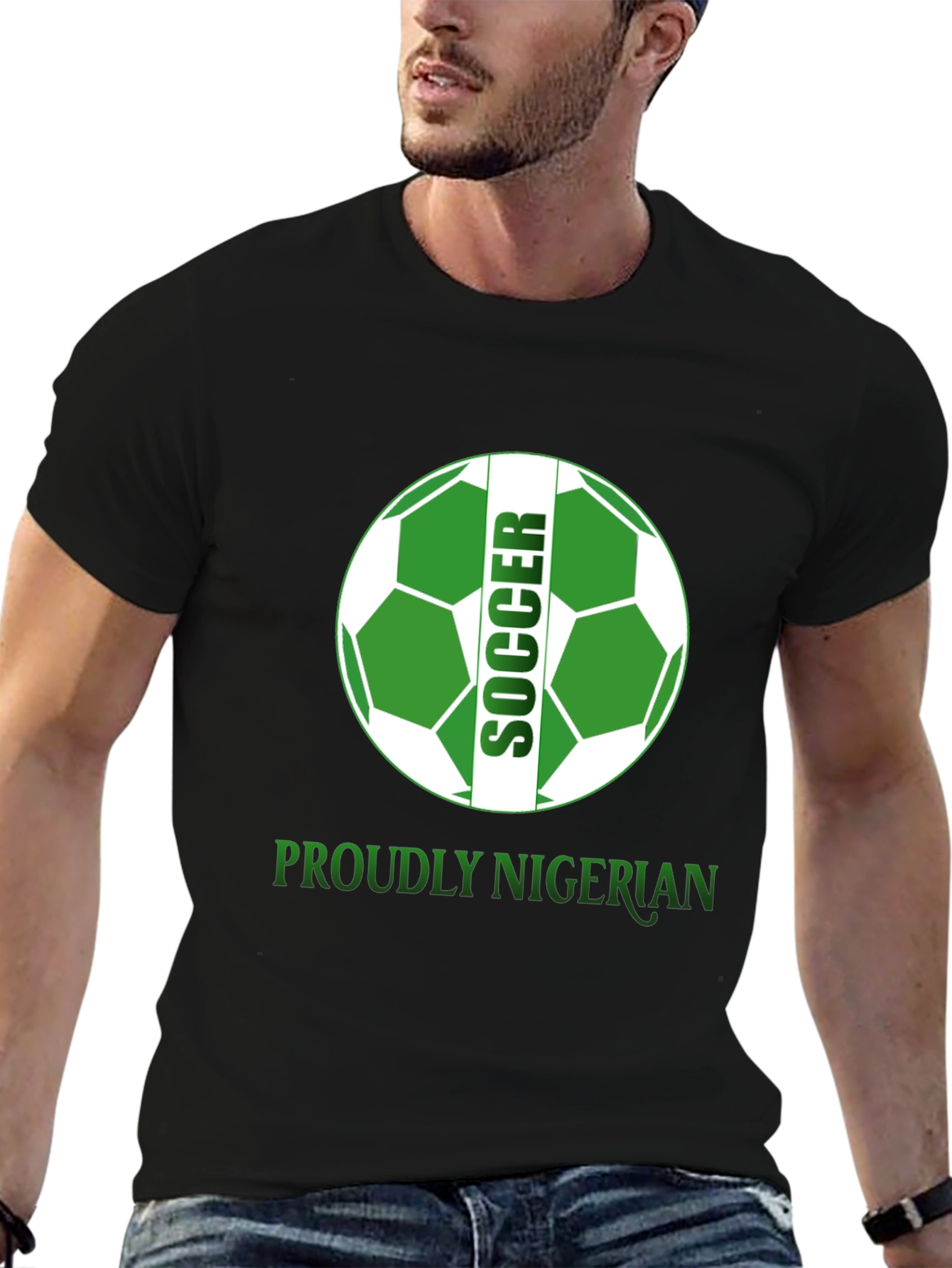 Proudly Nigerian Soccer T-Shirt