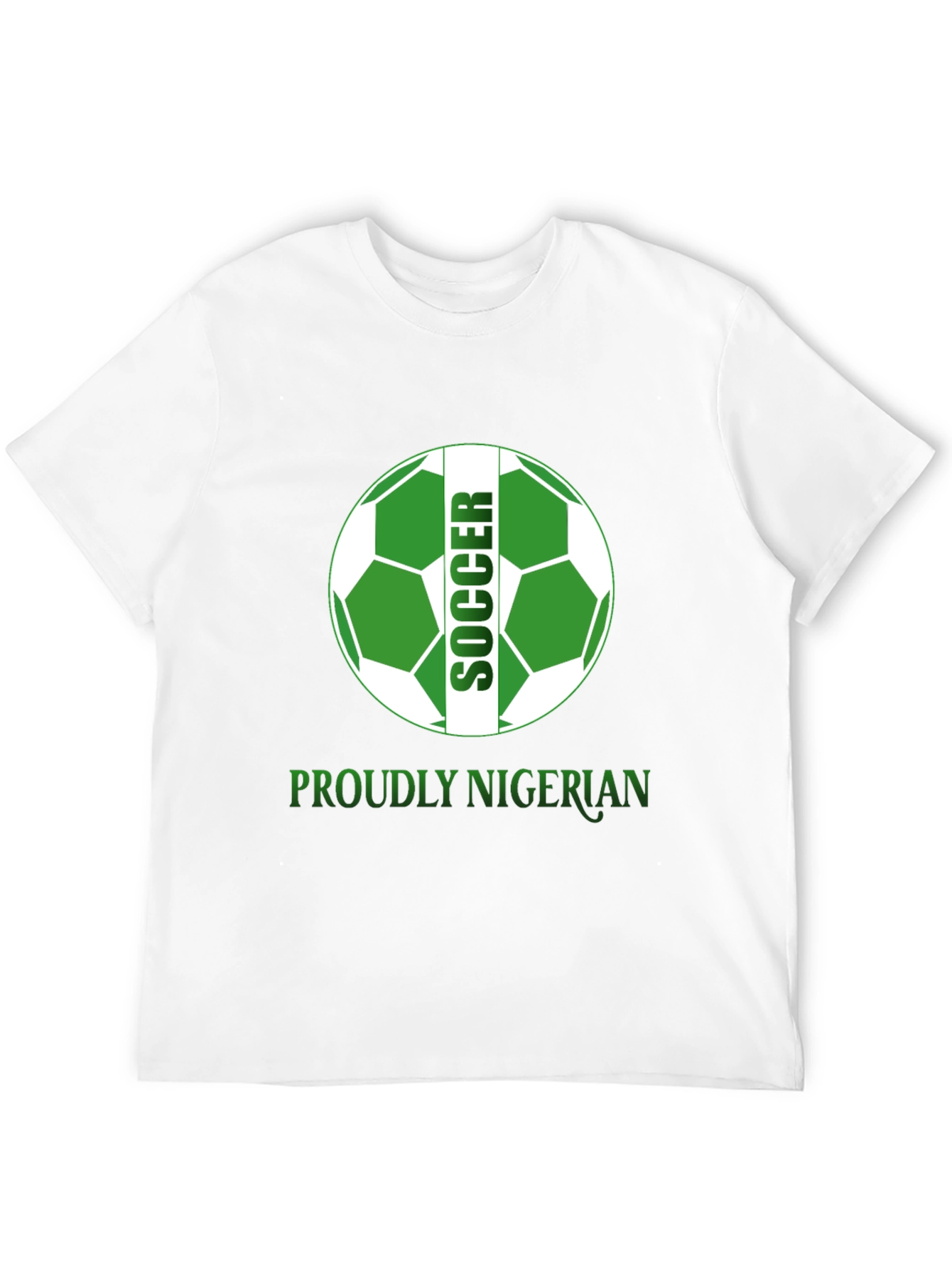 Proudly Nigerian Soccer T-Shirt