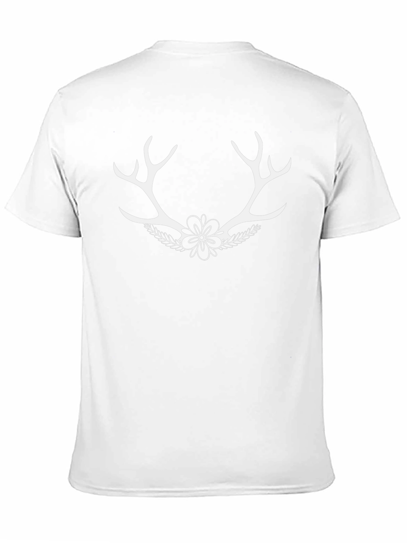 Antler Flower Graphic T-Shirt