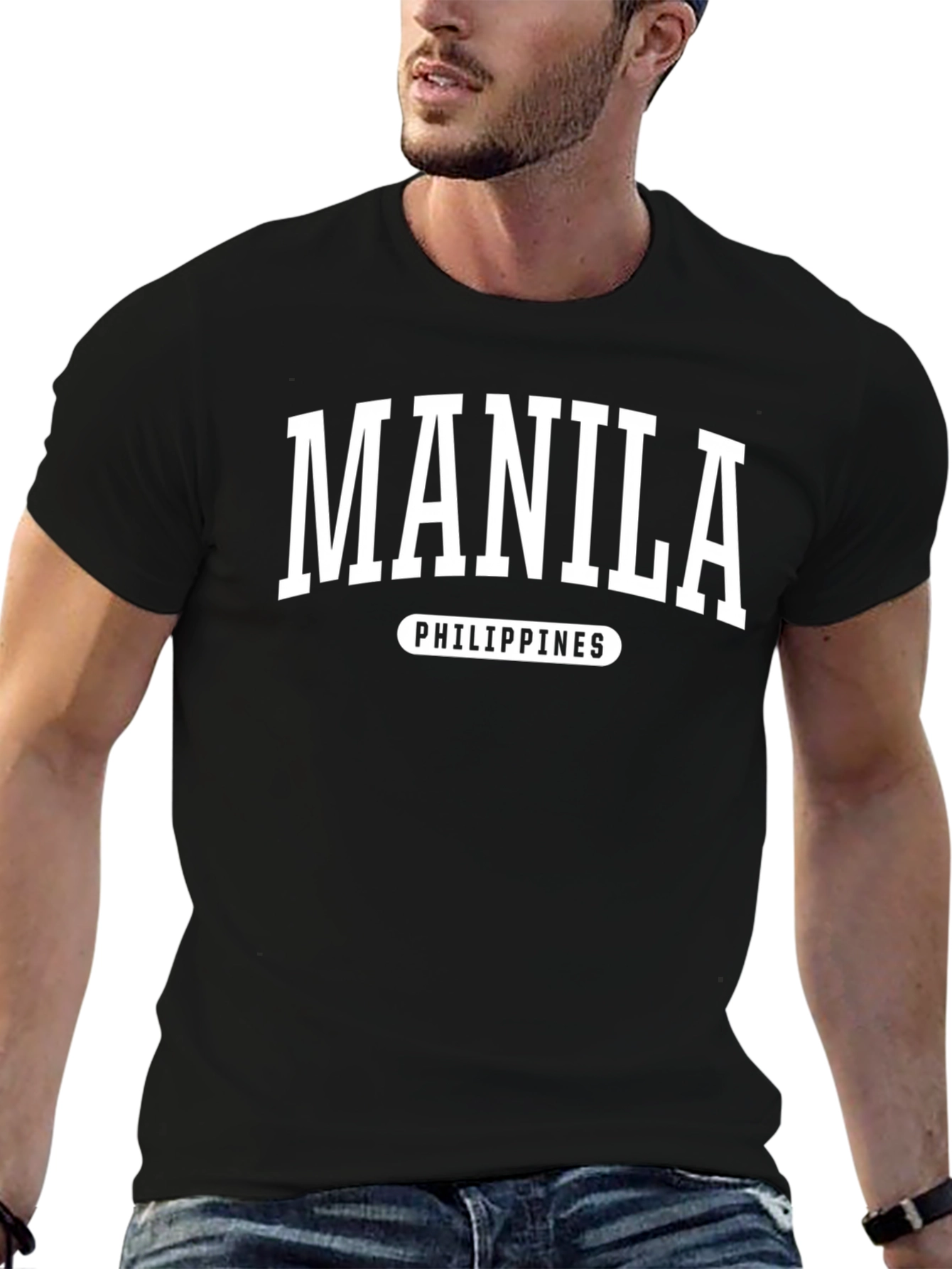 Manila Philippines Black T-Shirt