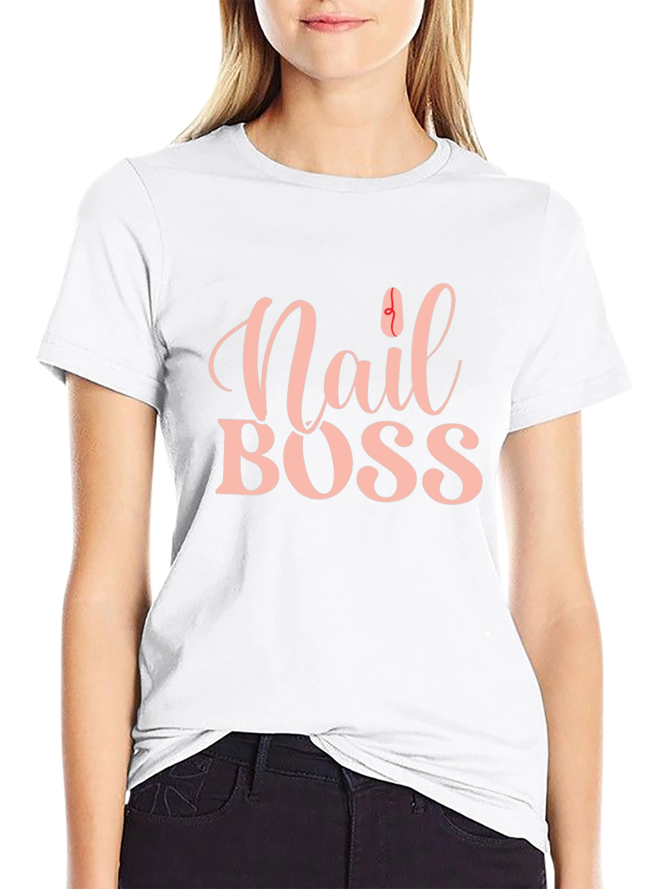 Nail Boss Graphic T-Shirt - Trendy Unisex Tee