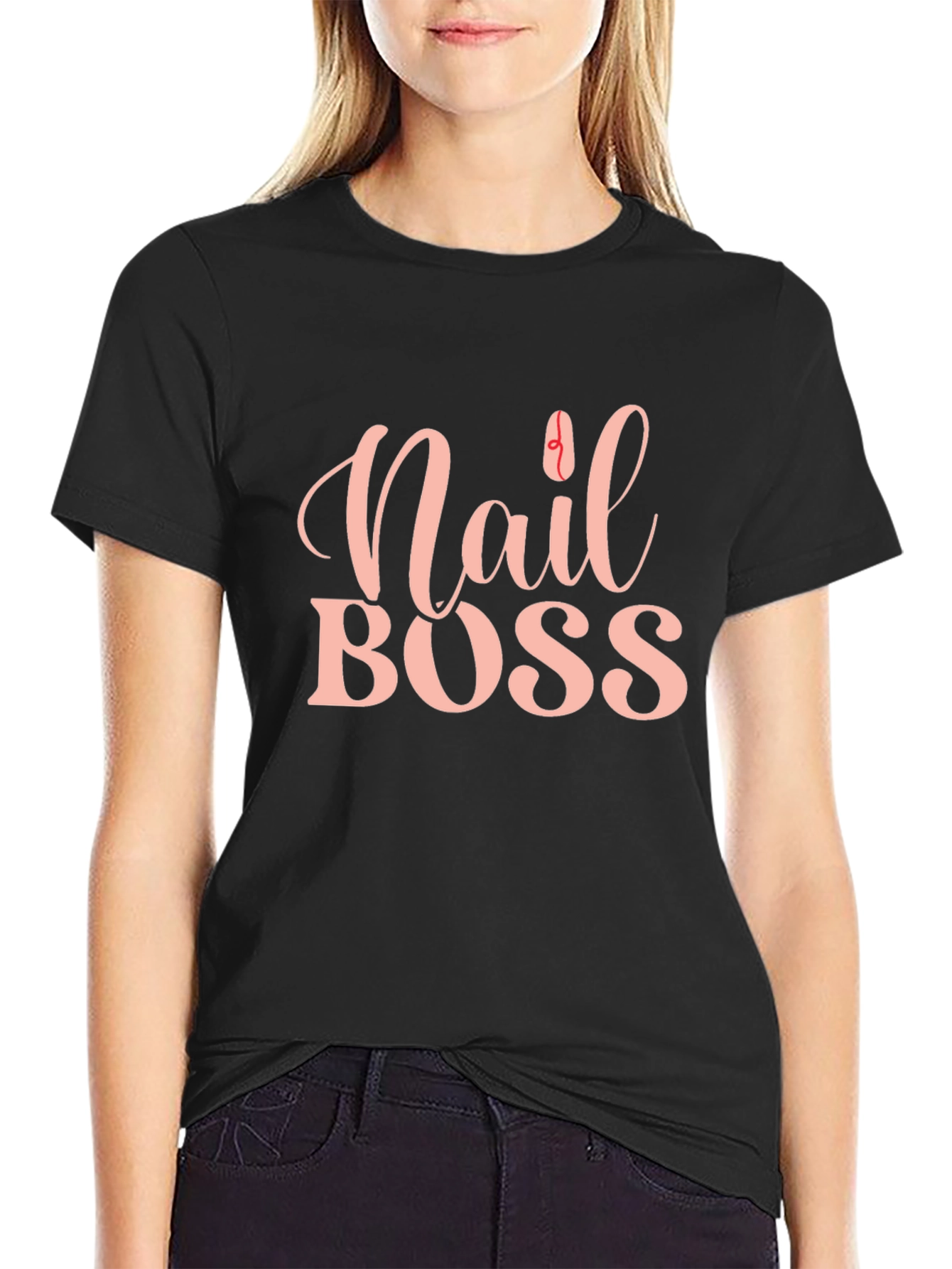 Nail Boss Graphic T-Shirt - Trendy Unisex Tee