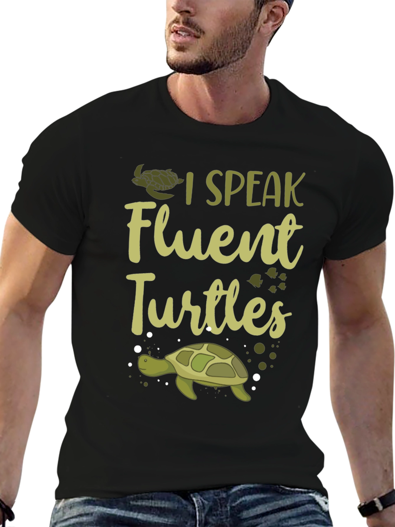 I Speak Fluent Turtles Graphic Tee