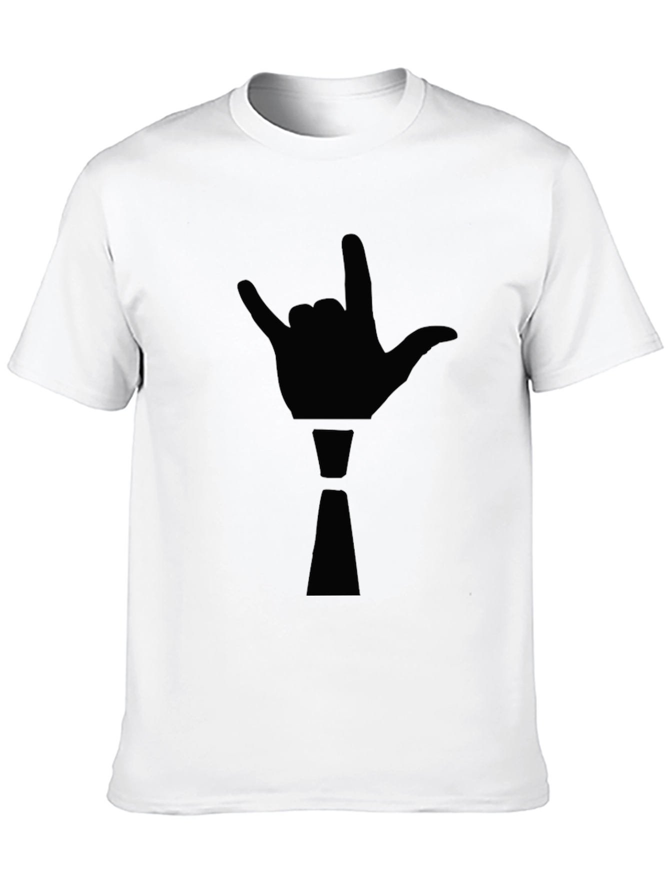 ASL I Love You Tie T-Shirt