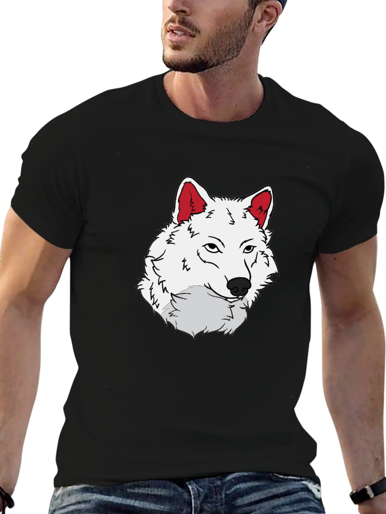 Cool Wolf Graphic T-Shirt