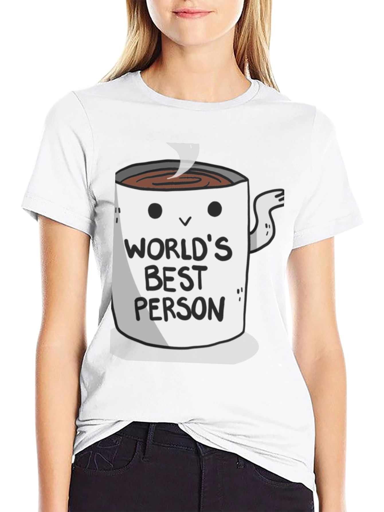 Worlds Best Person Coffee Mug Graphic T-Shirt
