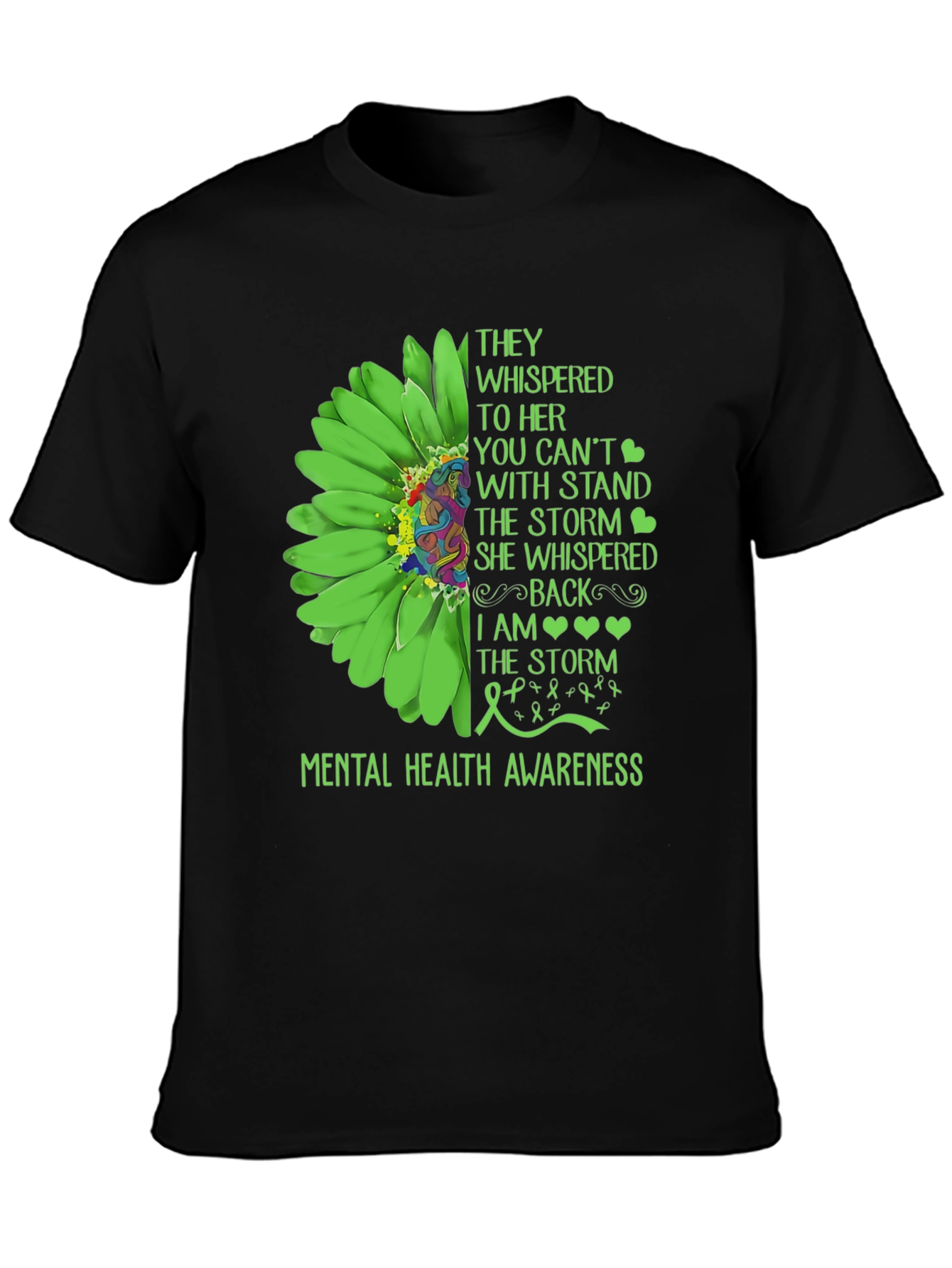 Mental Health Awareness Sunflower T-Shirt