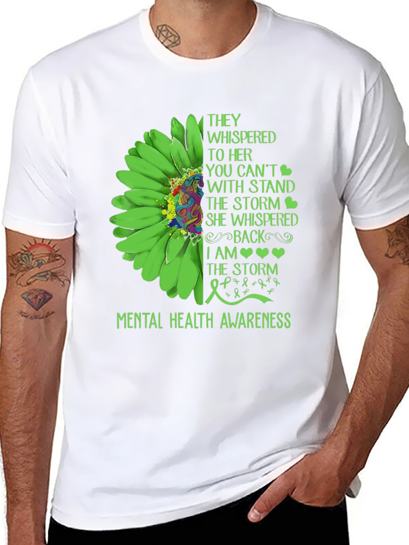 Mental Health Awareness Sunflower T-Shirt
