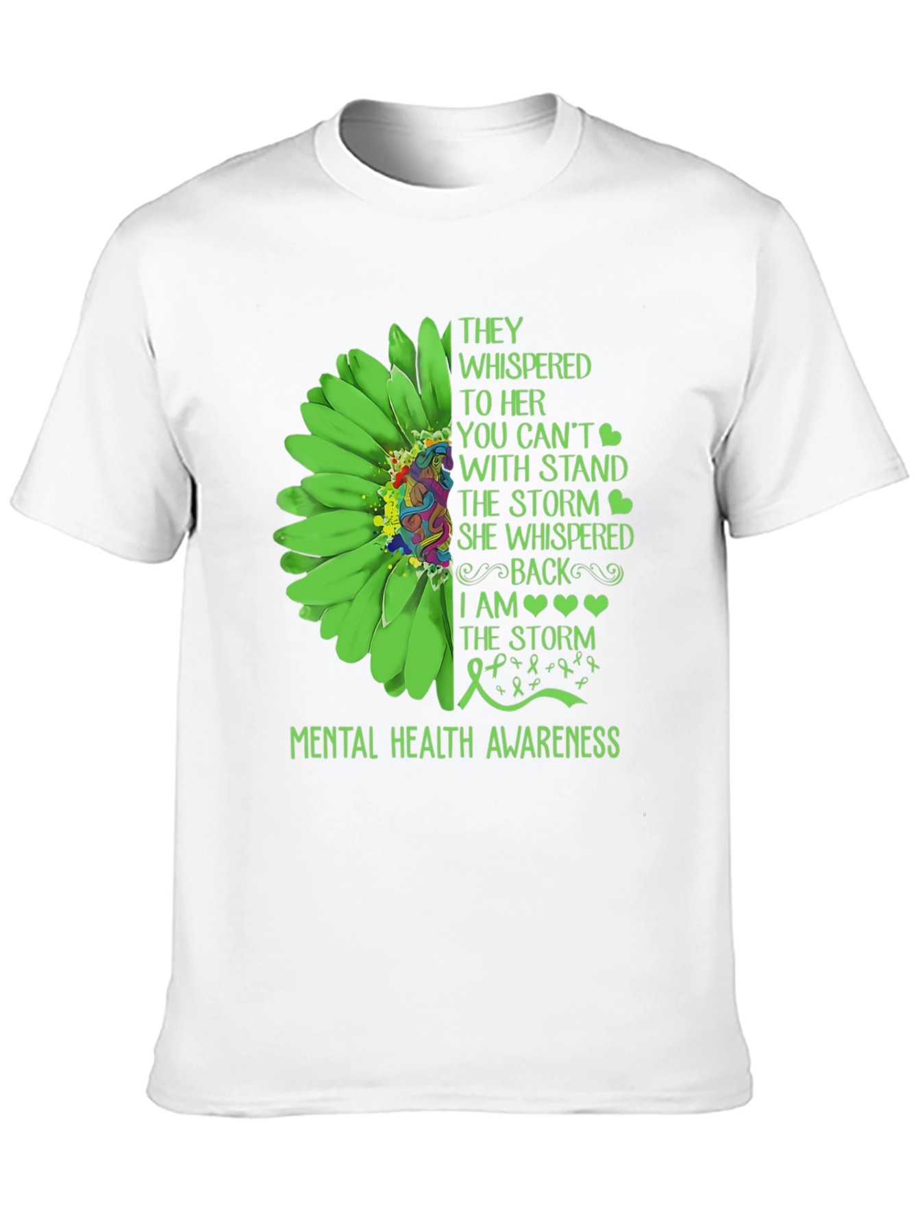 Mental Health Awareness Sunflower T-Shirt