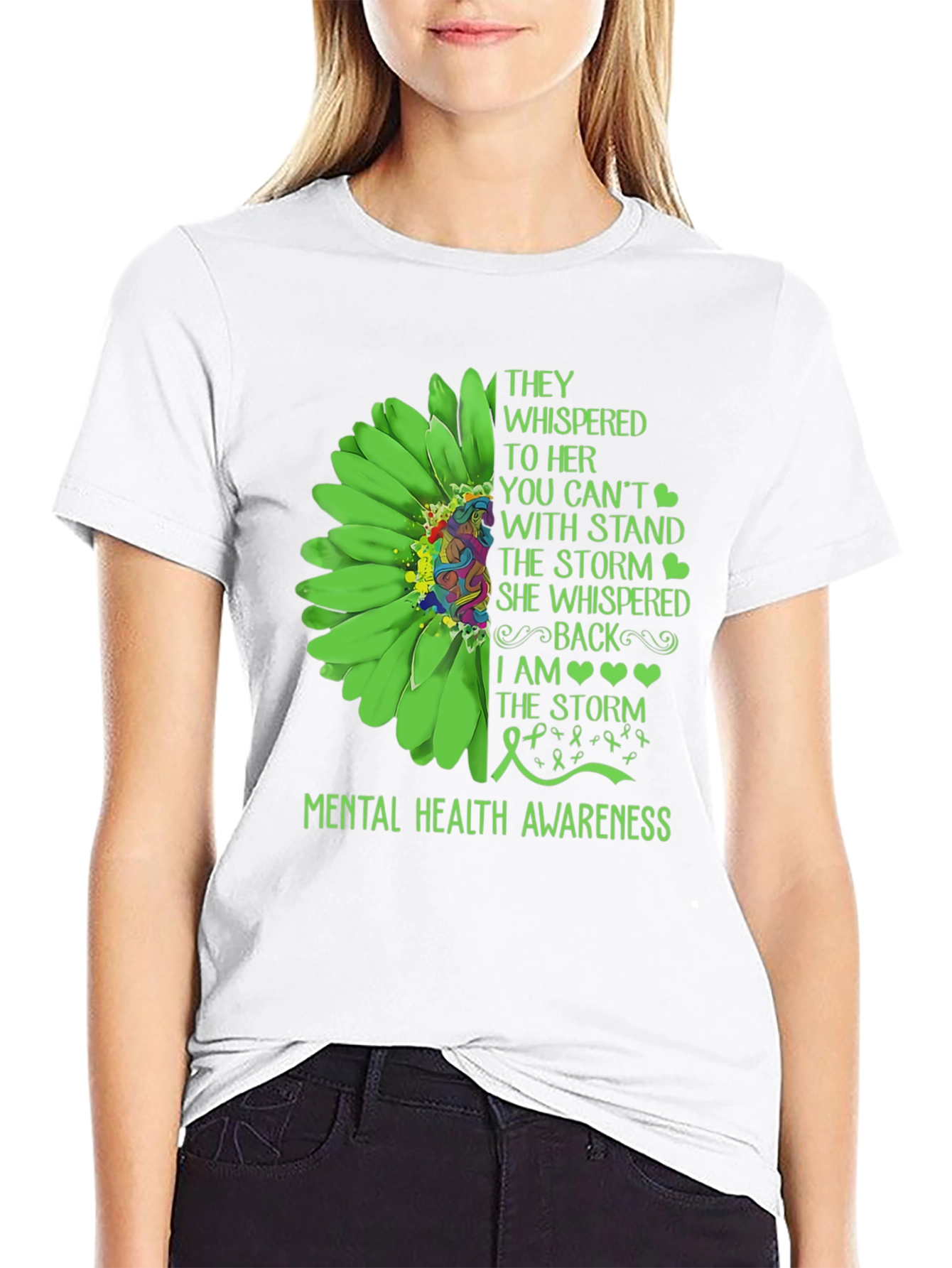 Mental Health Awareness Sunflower T-Shirt