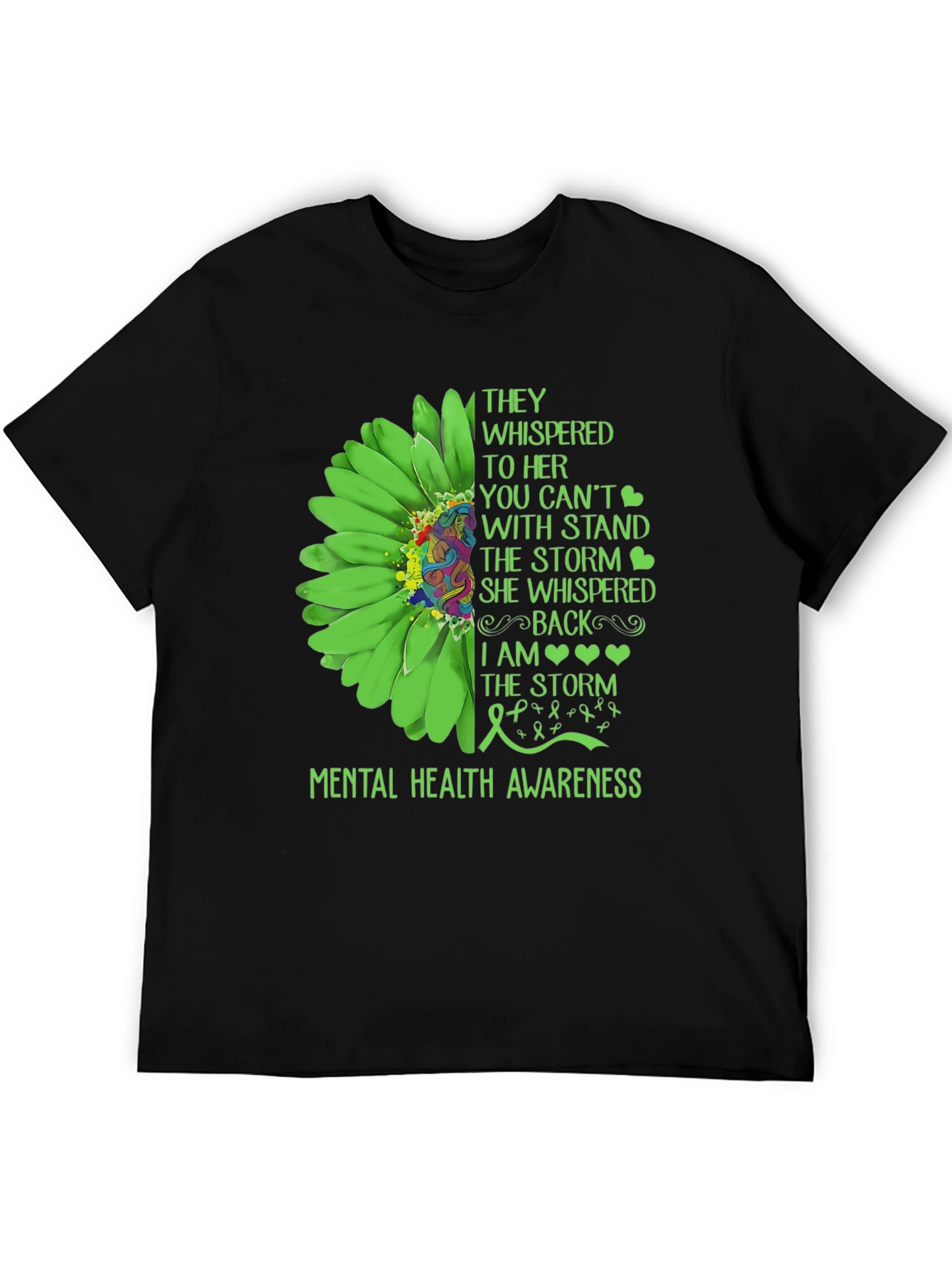 Mental Health Awareness Sunflower T-Shirt