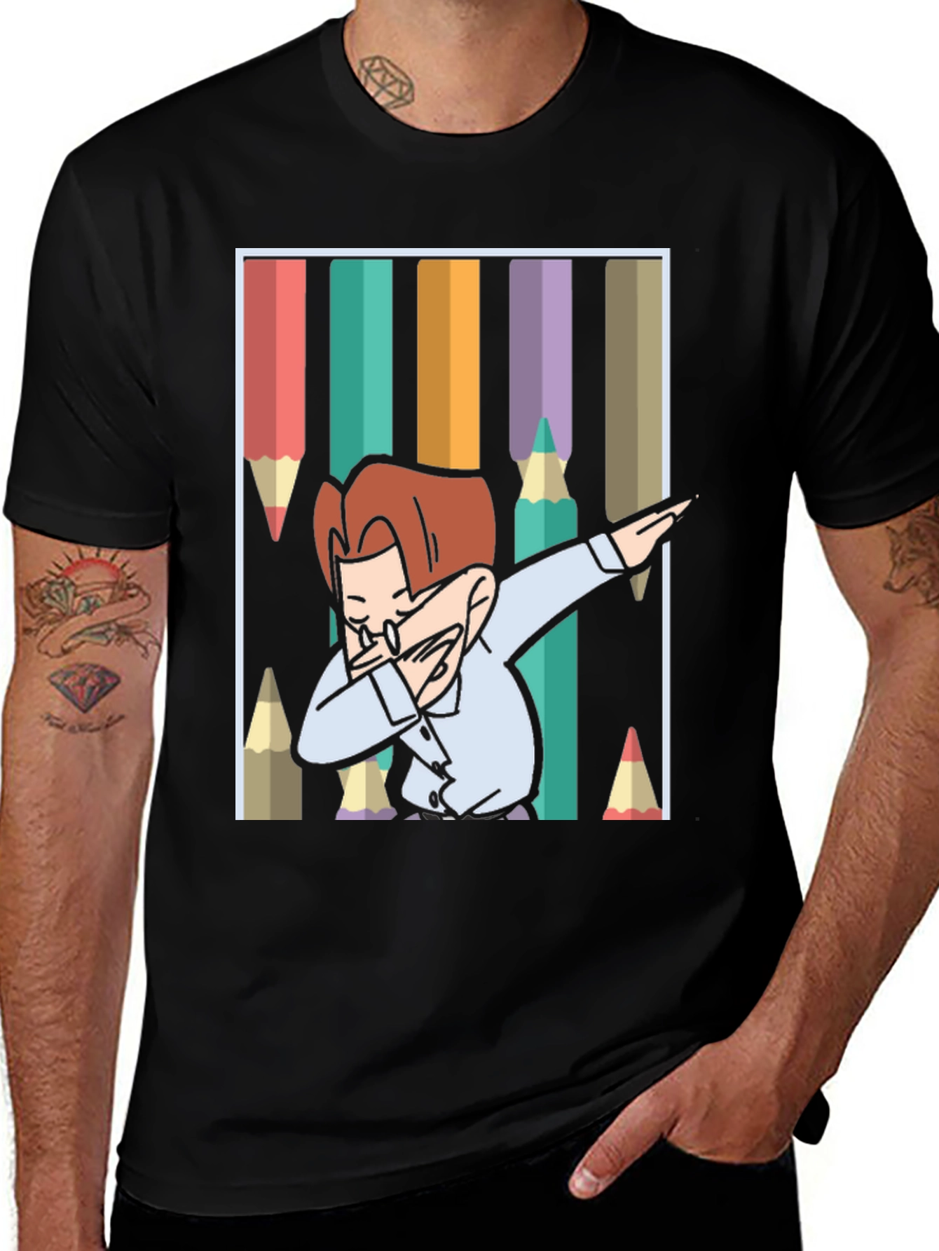 Dabbing Cartoon T-Shirt