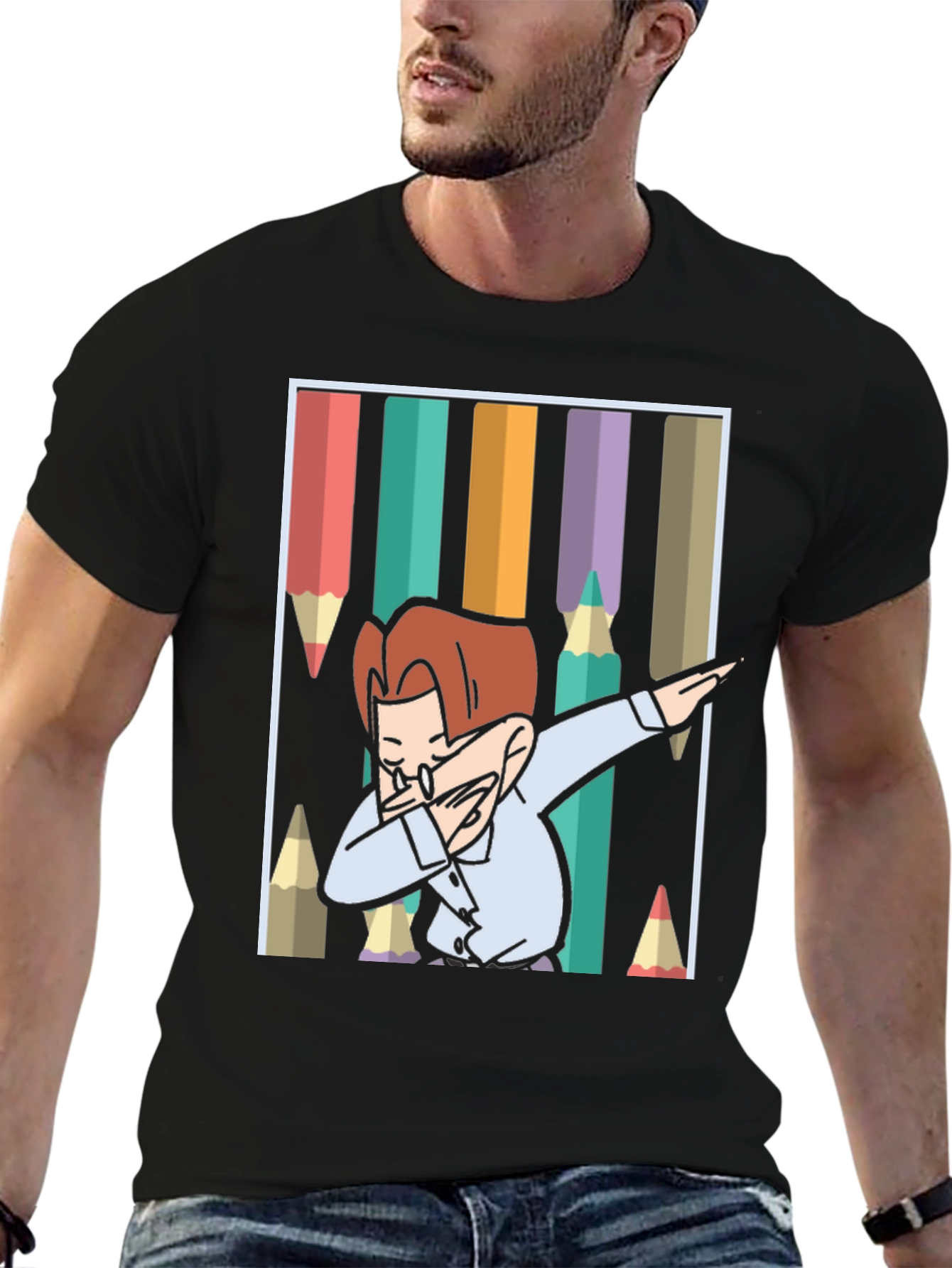 Dabbing Cartoon T-Shirt