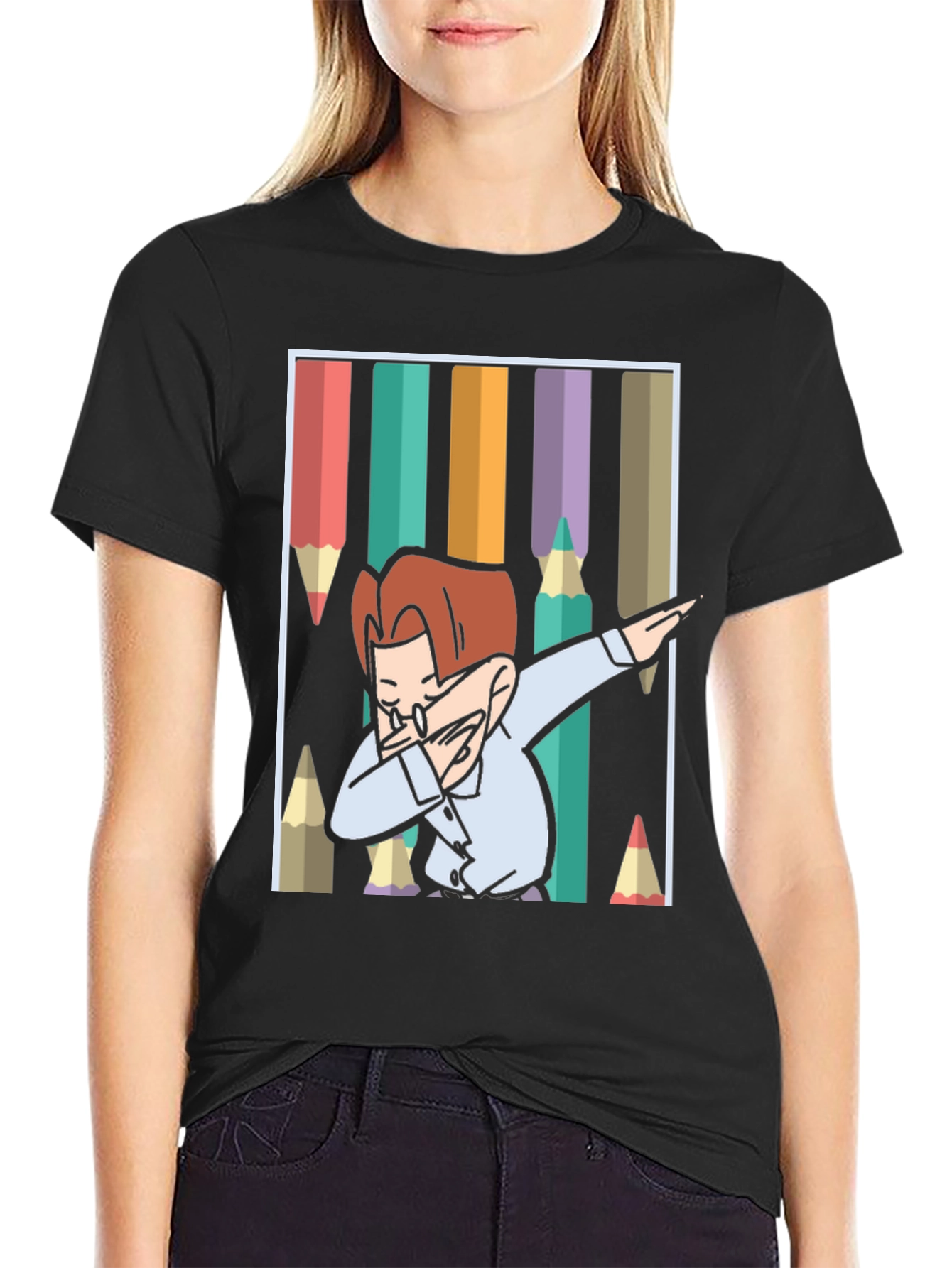 Dabbing Cartoon T-Shirt