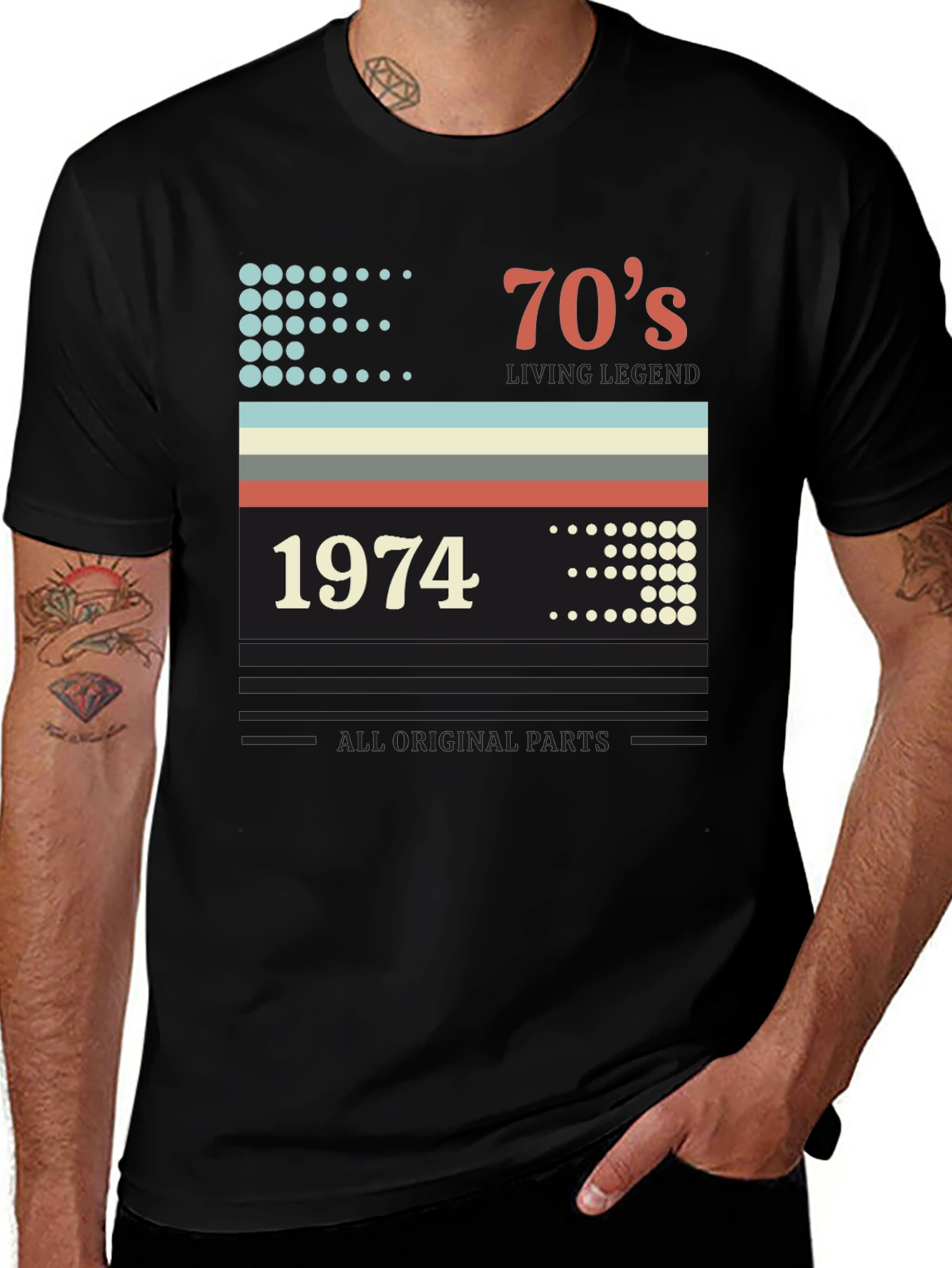 Retro 1974 Living Legend T-Shirt