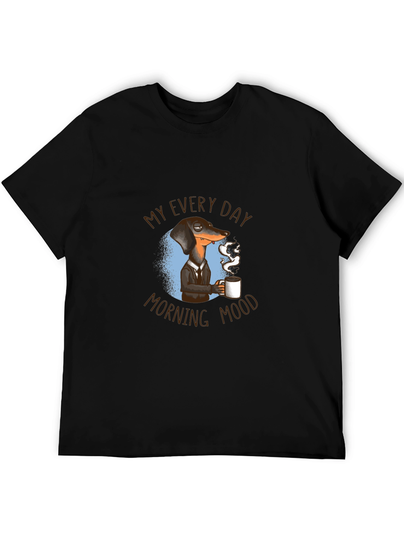 My Everyday Morning Mood Dachshund Graphic Tee