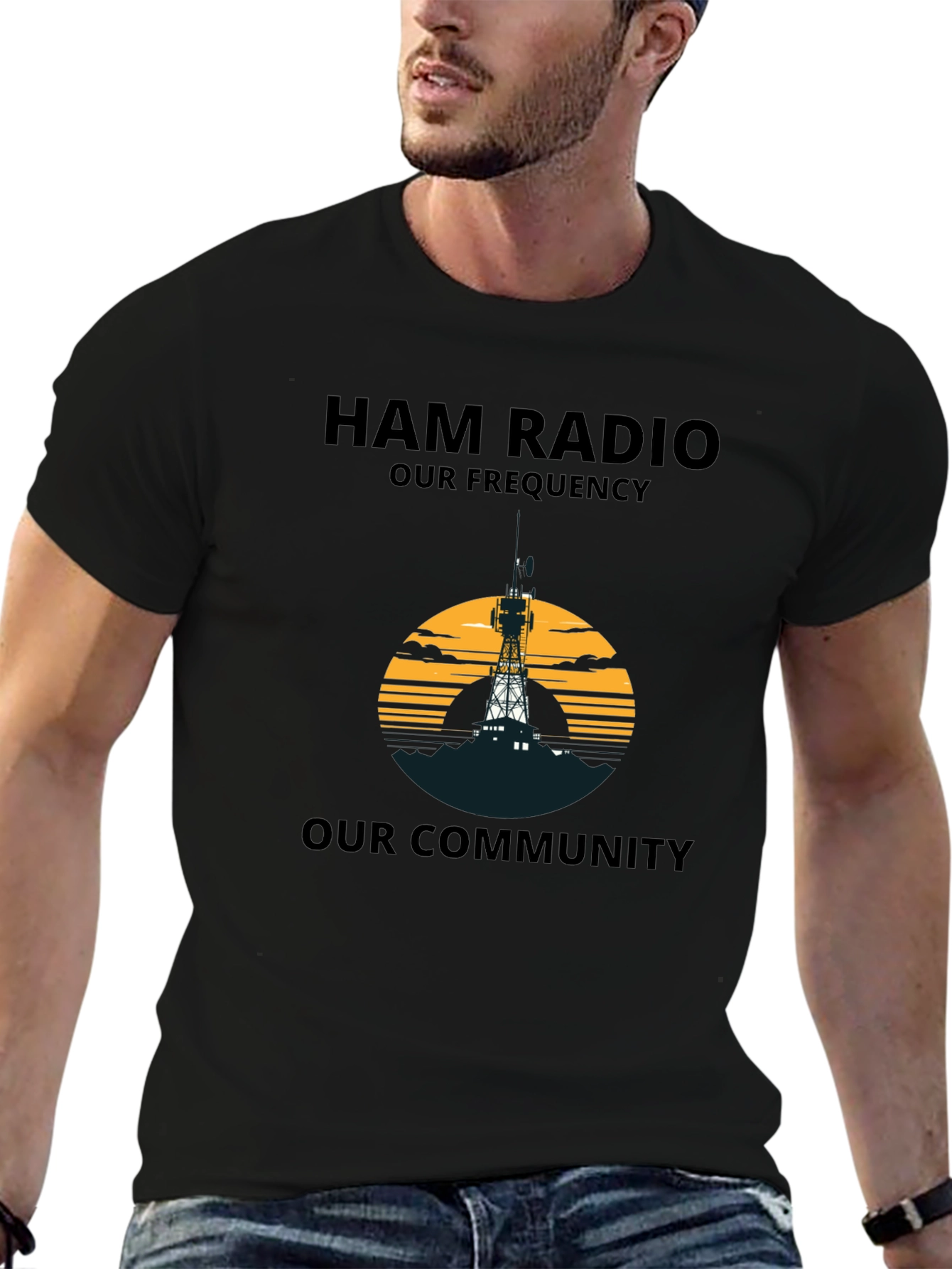 Ham Radio T-Shirt: Our Frequency Our Community Tee