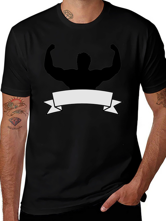 Muscle Silhouette Graphic Tee