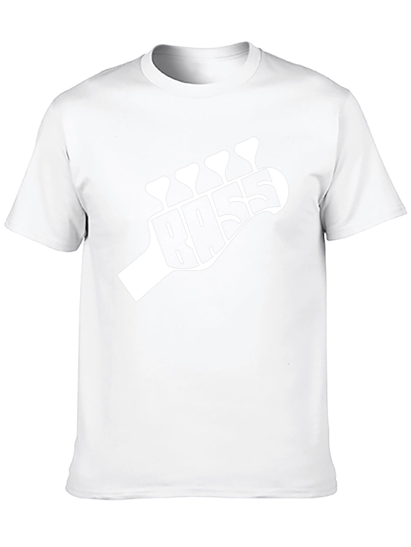 Bass Guitar Headstock T-Shirt - Music Lover Tee