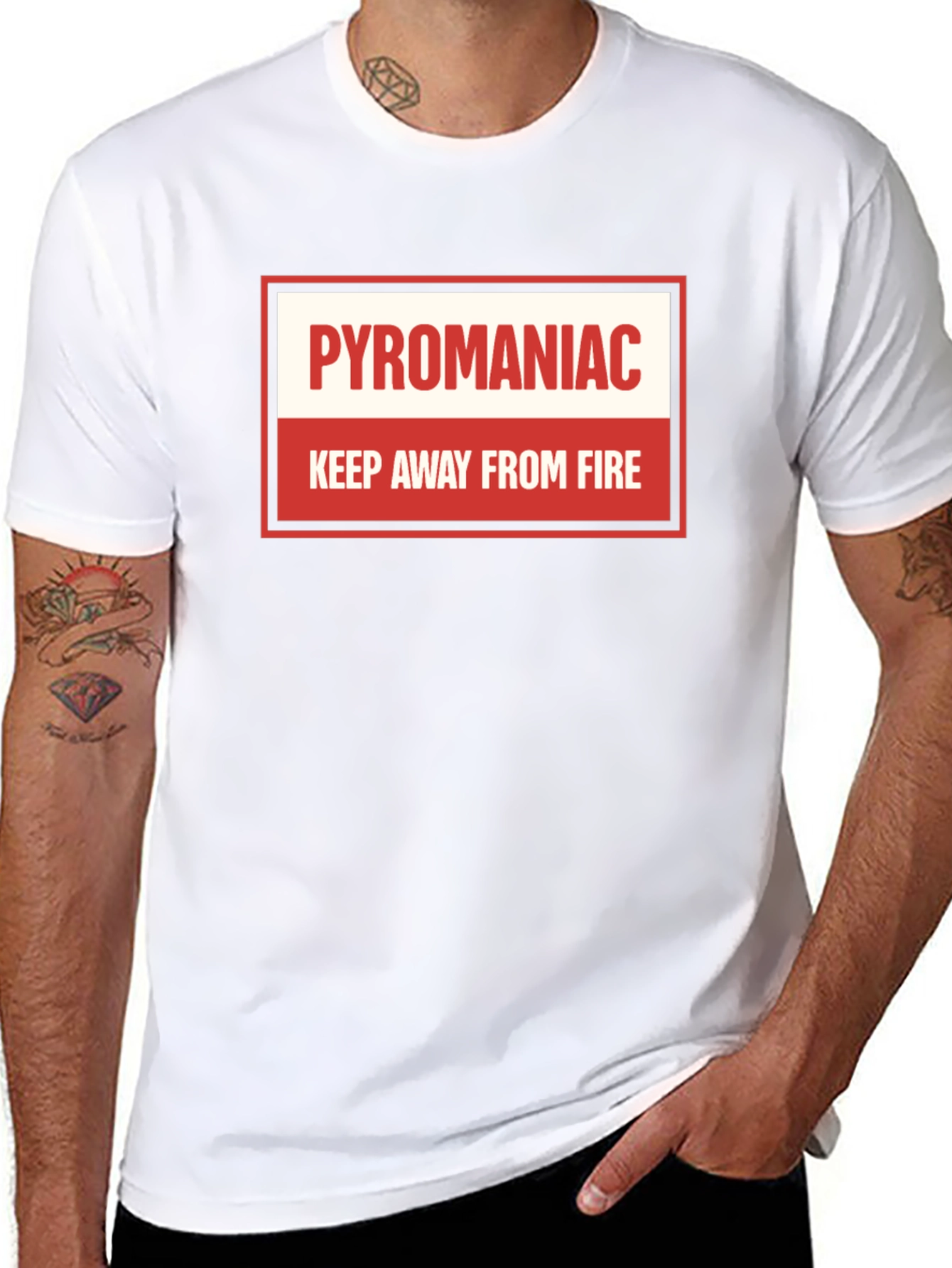 Pyromaniac T-Shirt - Keep Away From Fire Tee