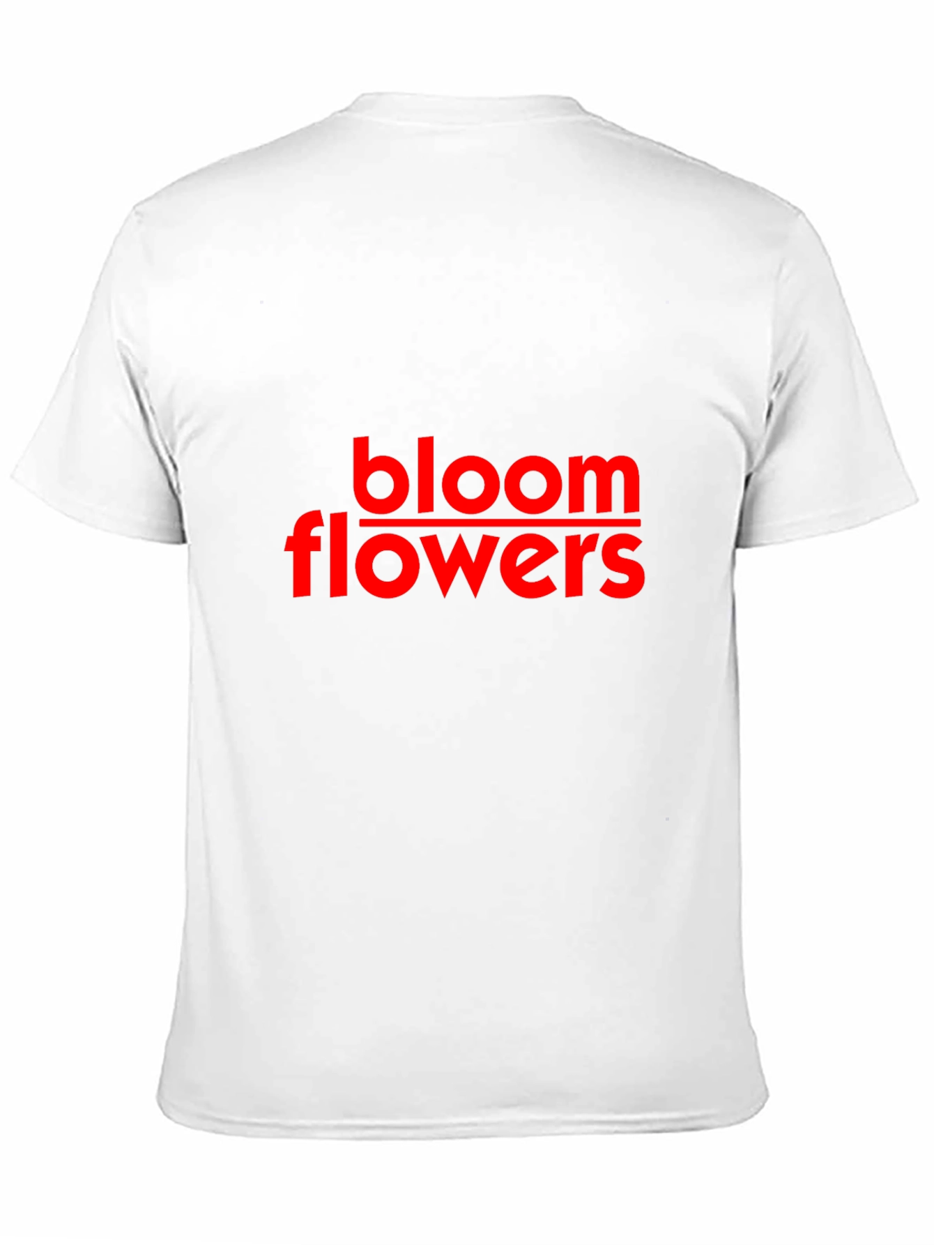 Bloom Flowers Black Cotton Tee