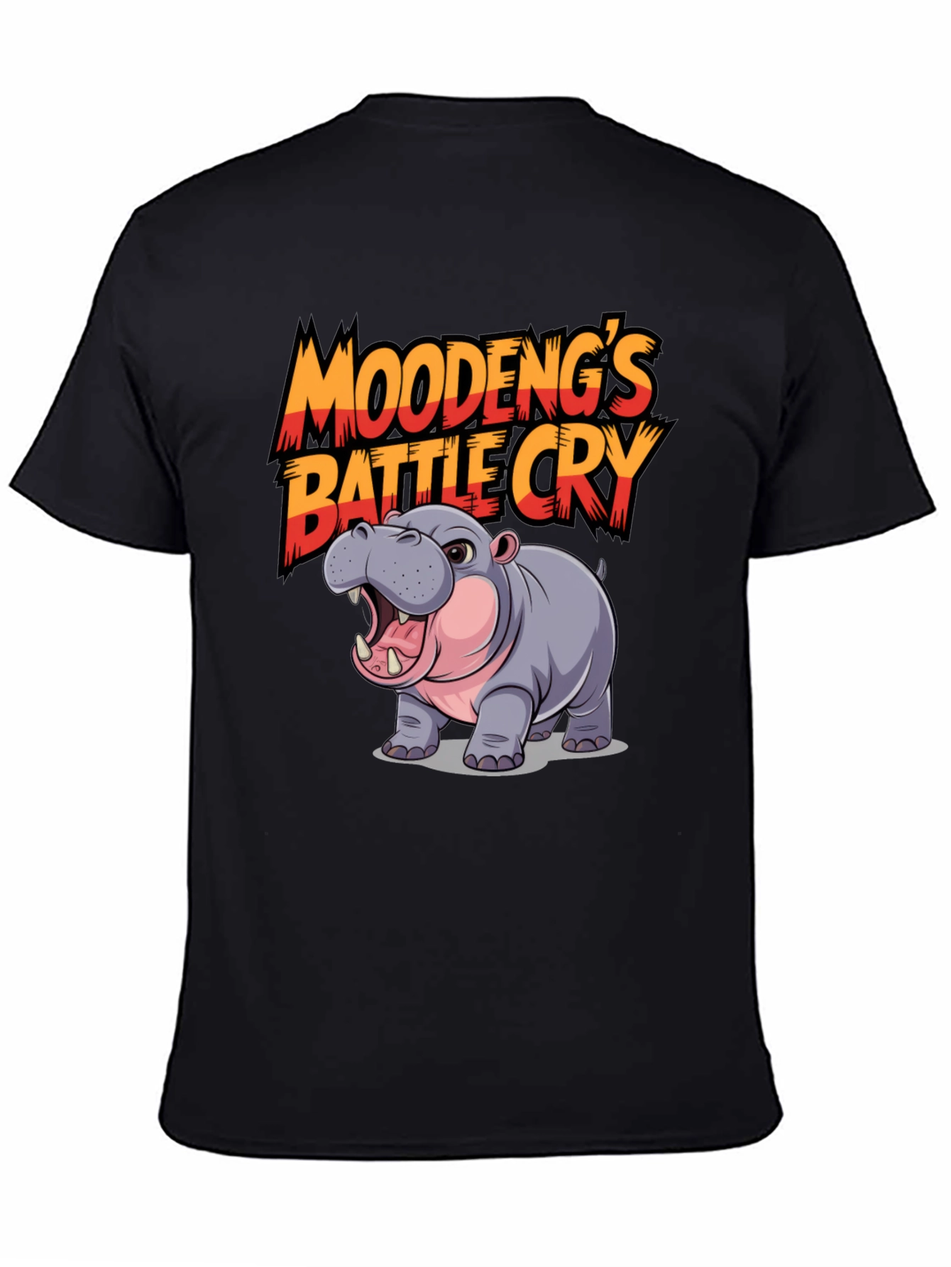 Moodengs Battle Cry Hippo Graphic Tee