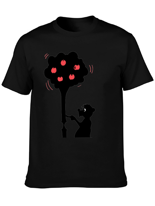 Funny Tree Silhouette Graphic Tee