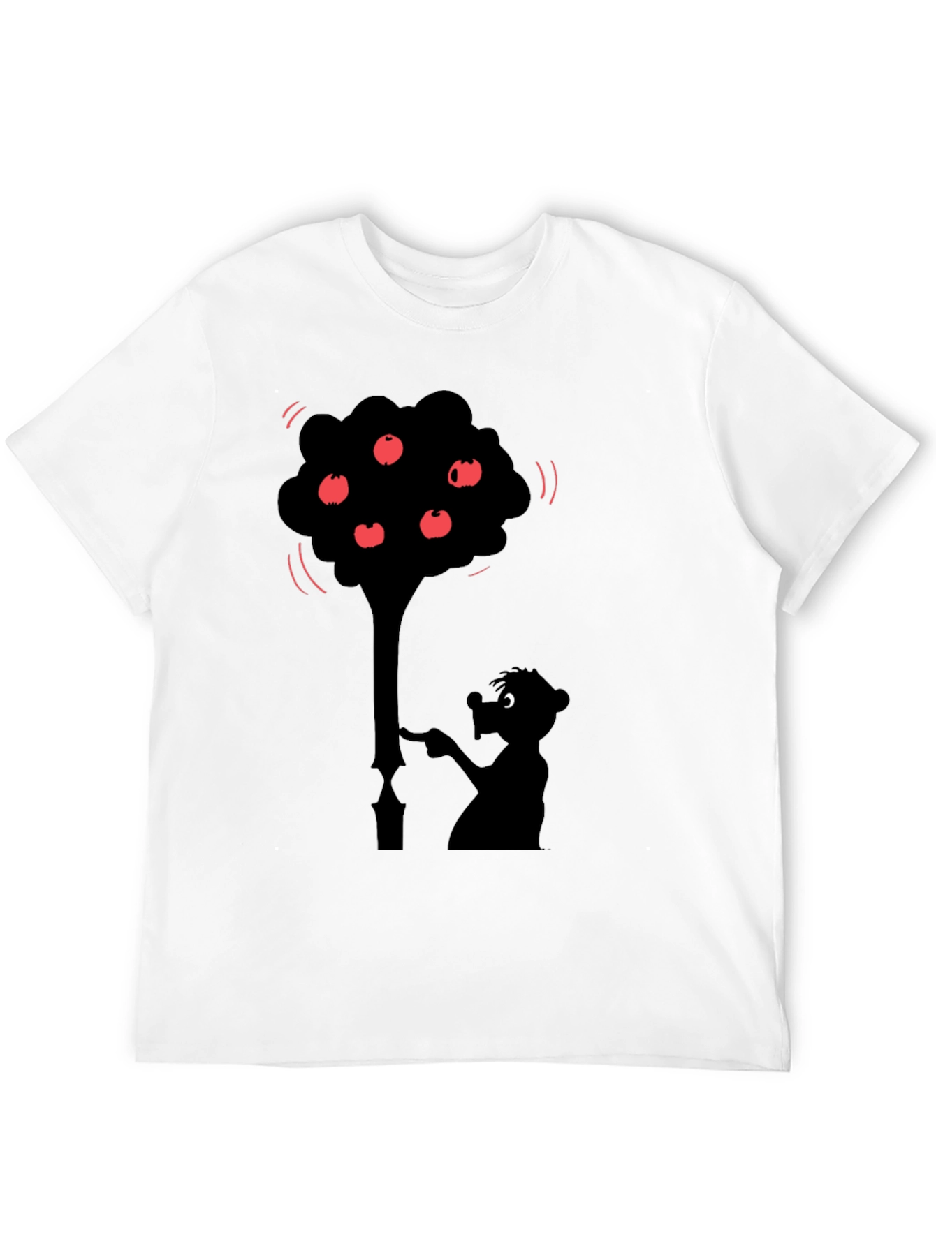 Funny Tree Silhouette Graphic Tee