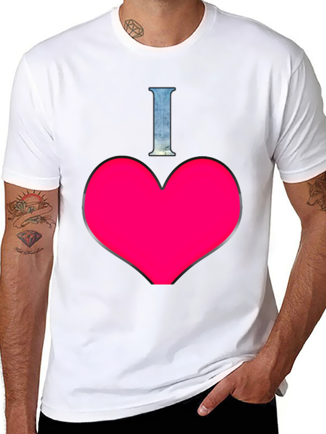 I Heart T-Shirt - Stylish Graphic Tee
