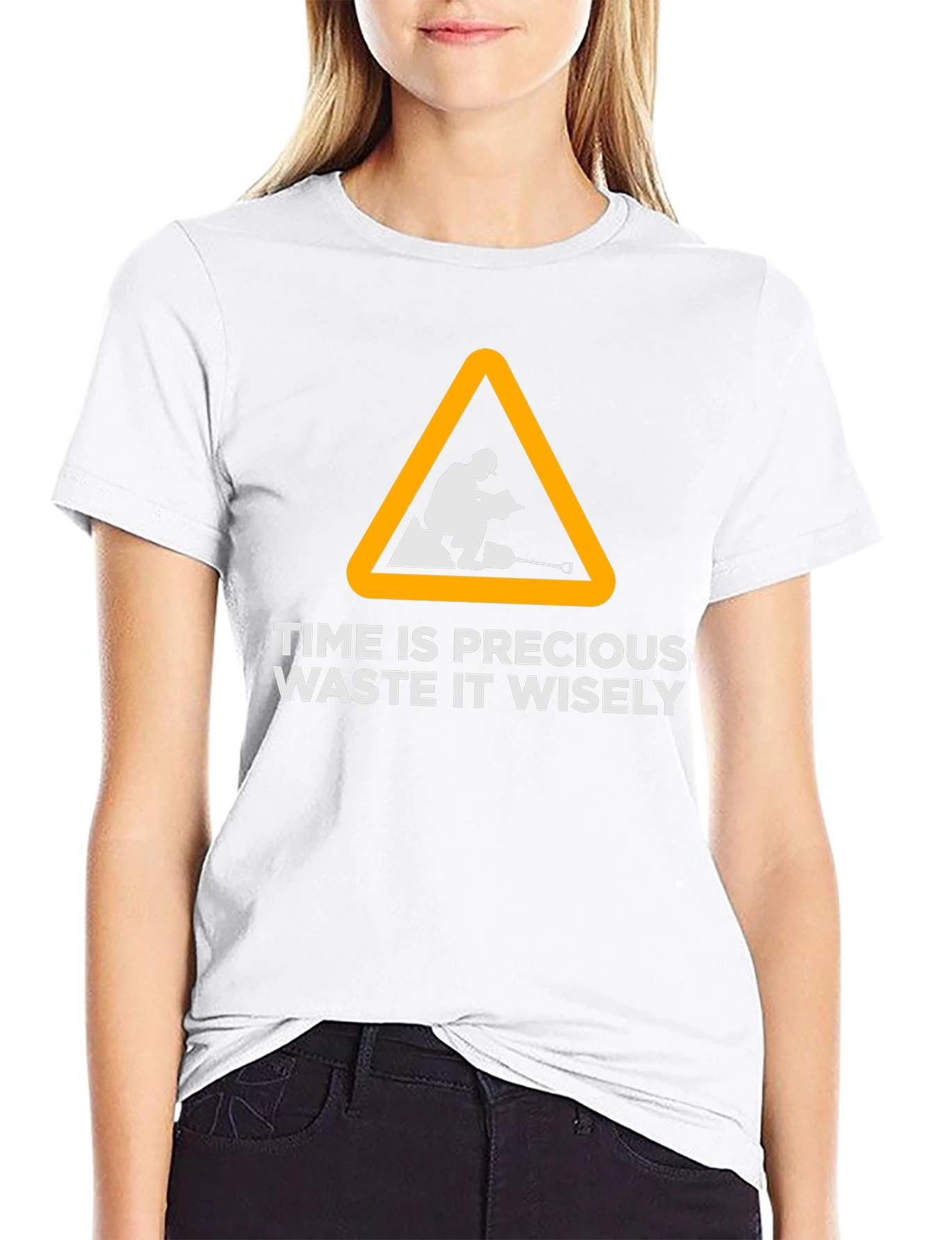 Time is Precious Graphic Tee - Black
