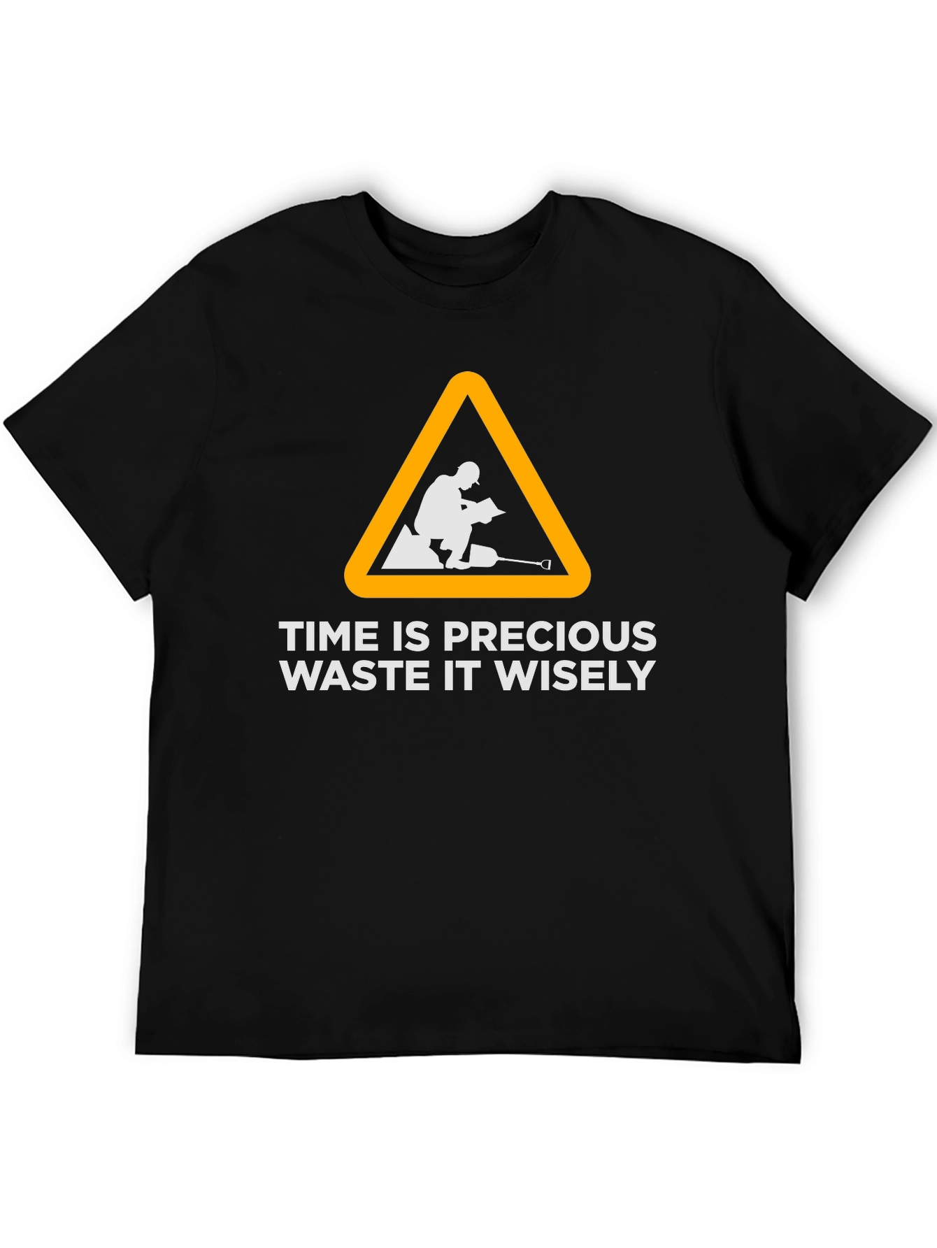 Time is Precious Graphic Tee - Black