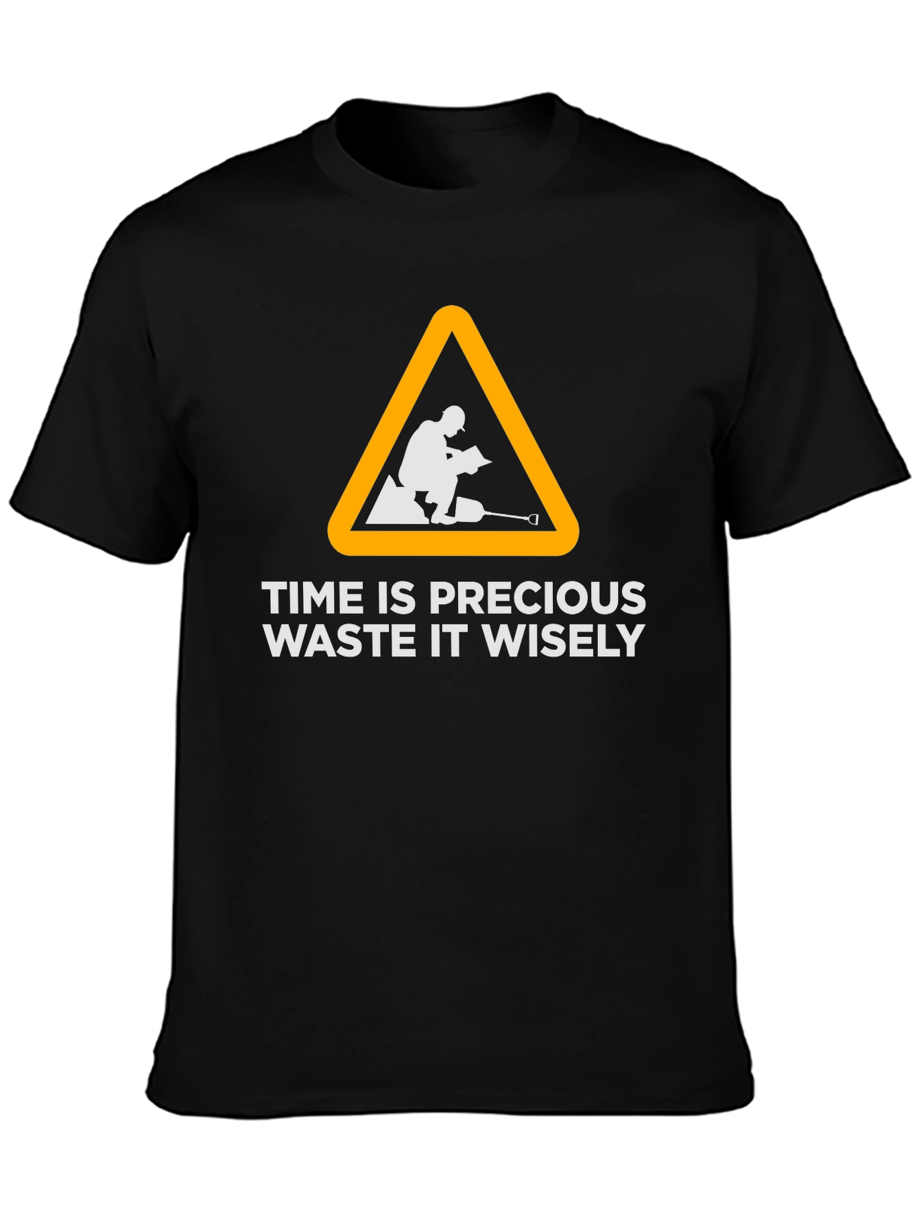 Time is Precious Graphic Tee - Black