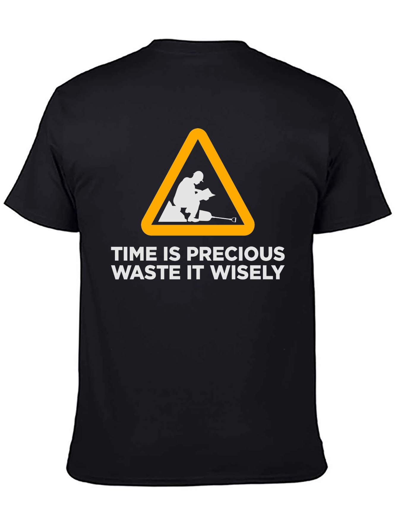 Time is Precious Graphic Tee - Black